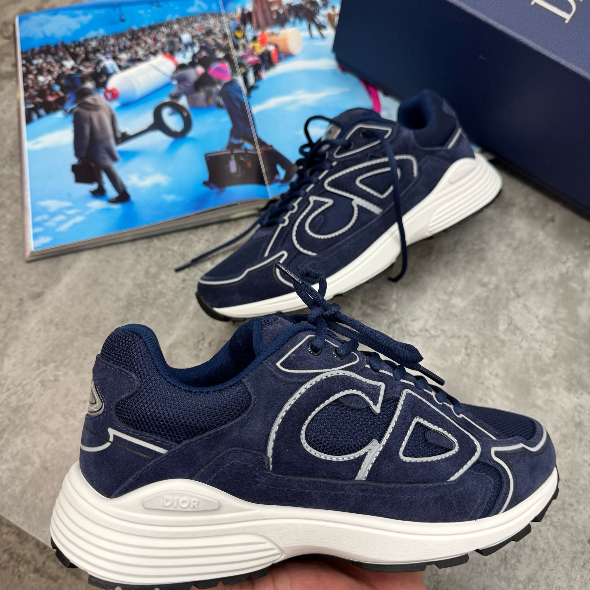 (PRE-ORDER) B30 - TRAINER - BLUE SUEDE