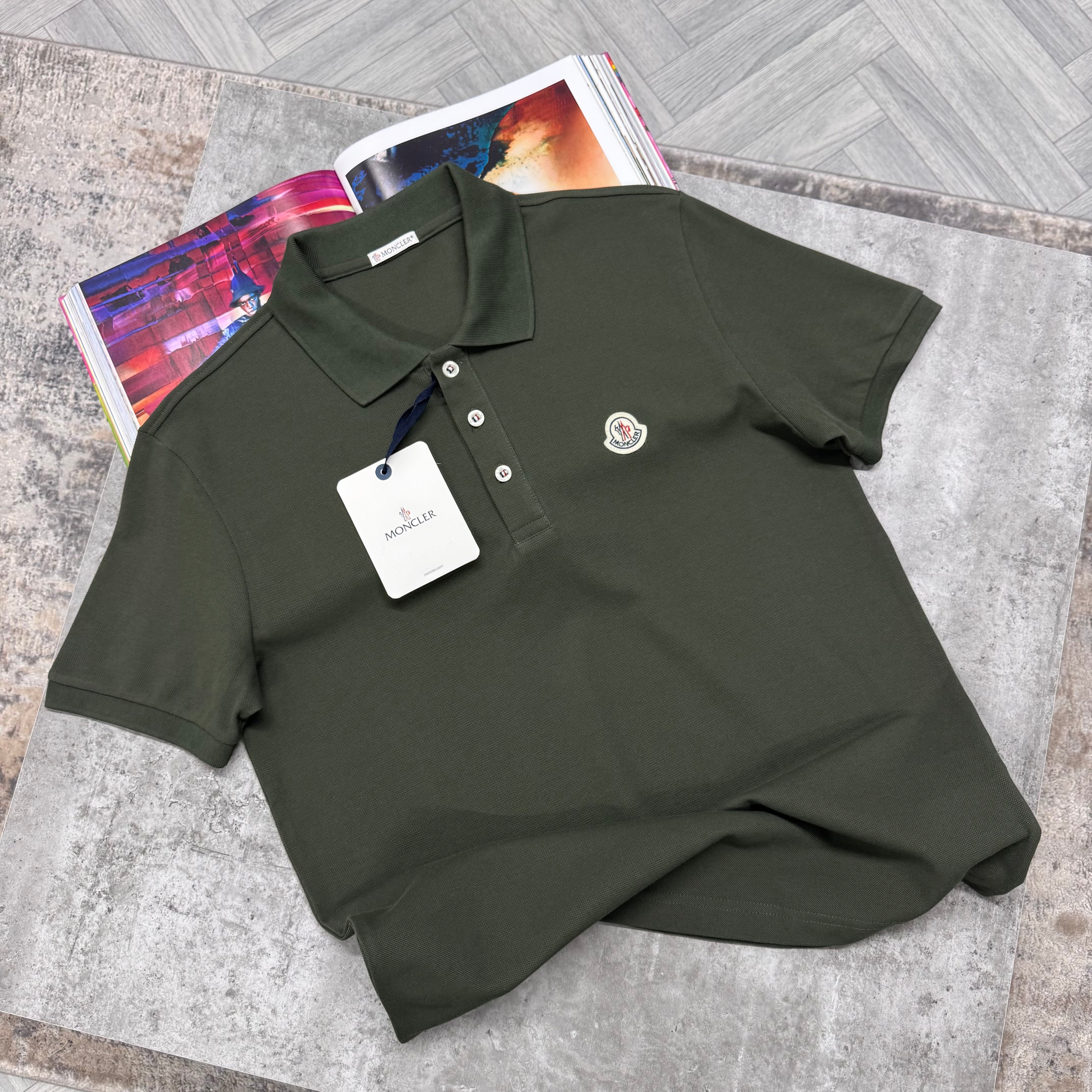 MNCLR LOGO POLO - KHAKI
