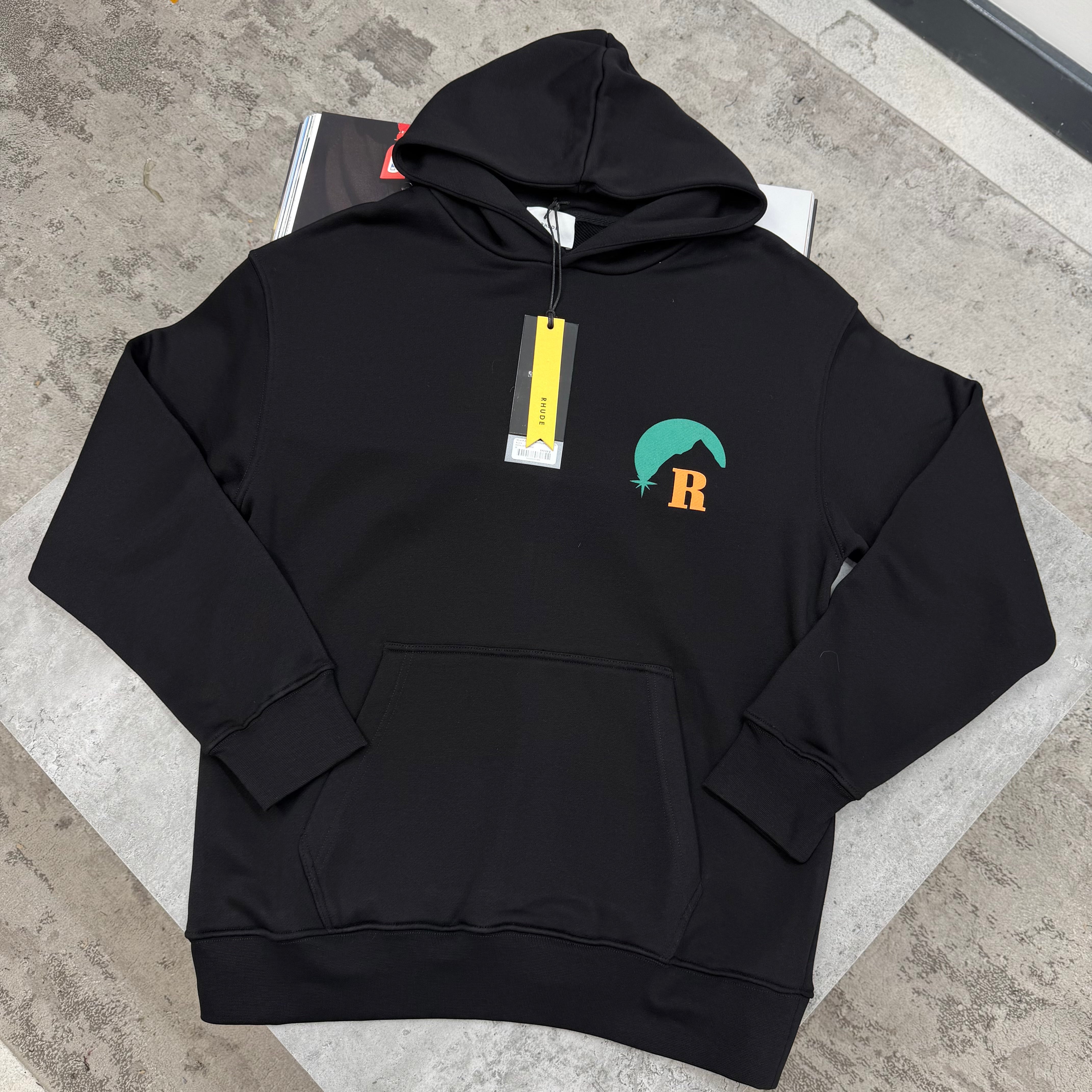RDE - HOODIE - BLACK/ORANGE/GREEN