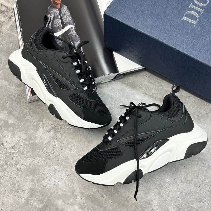 (PRE-ORDER) B22 - TRAINERS - BLACK/WHITE