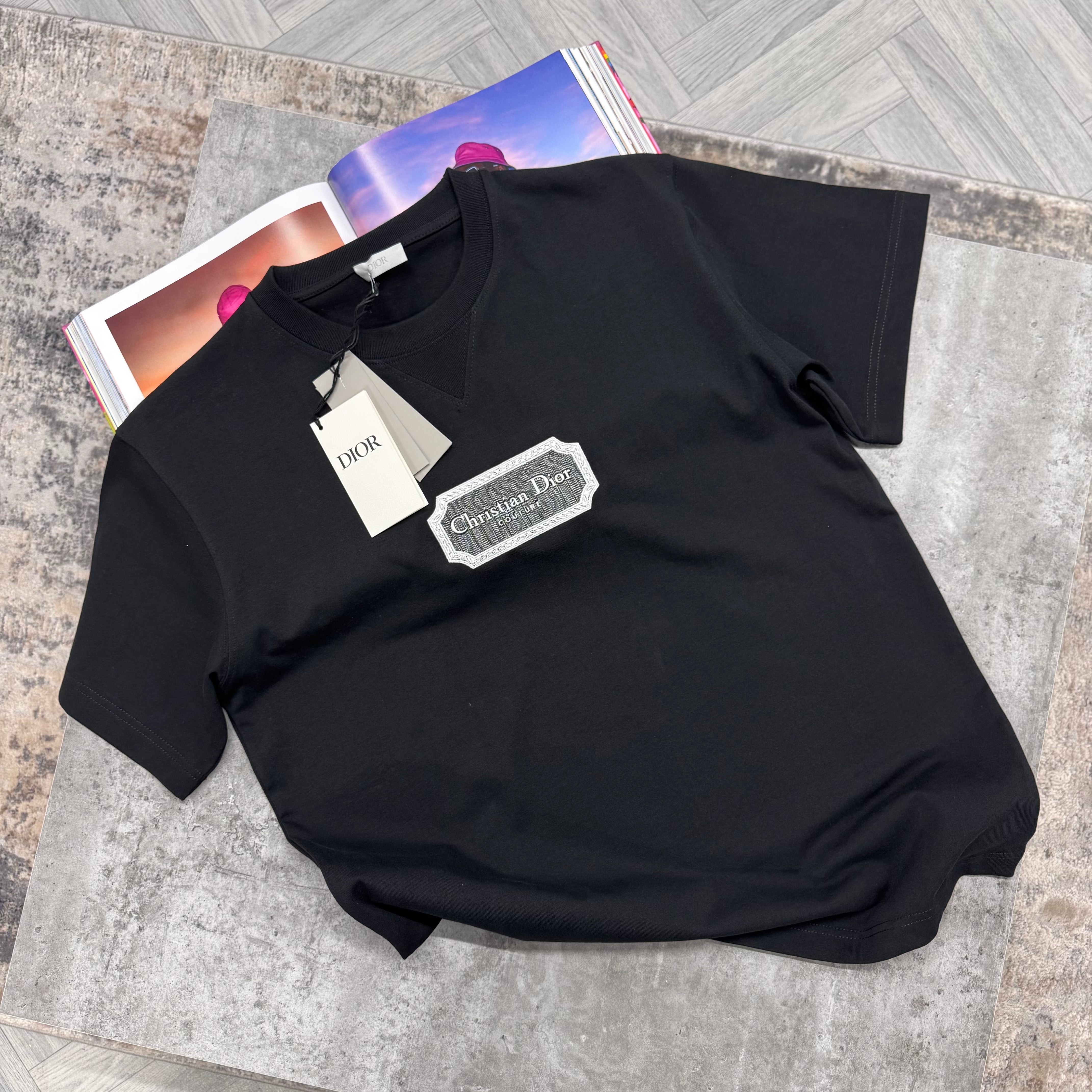 CD COUTURE T SHIRT - BLACK