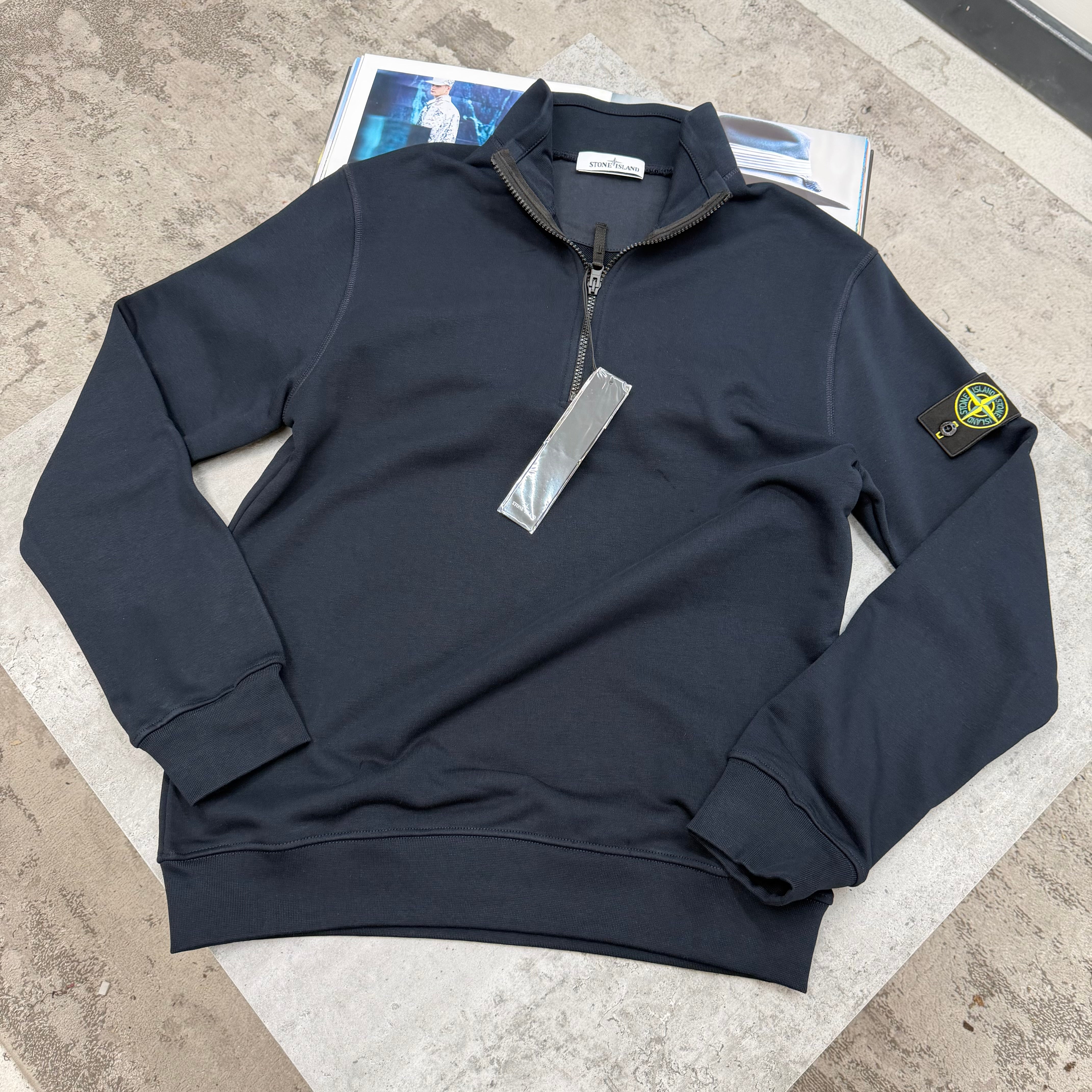 SI - HALF ZIP JUMPER - NAVY