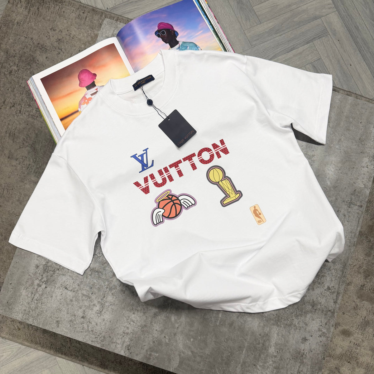 LVE NBA T SHIRT - WHITE
