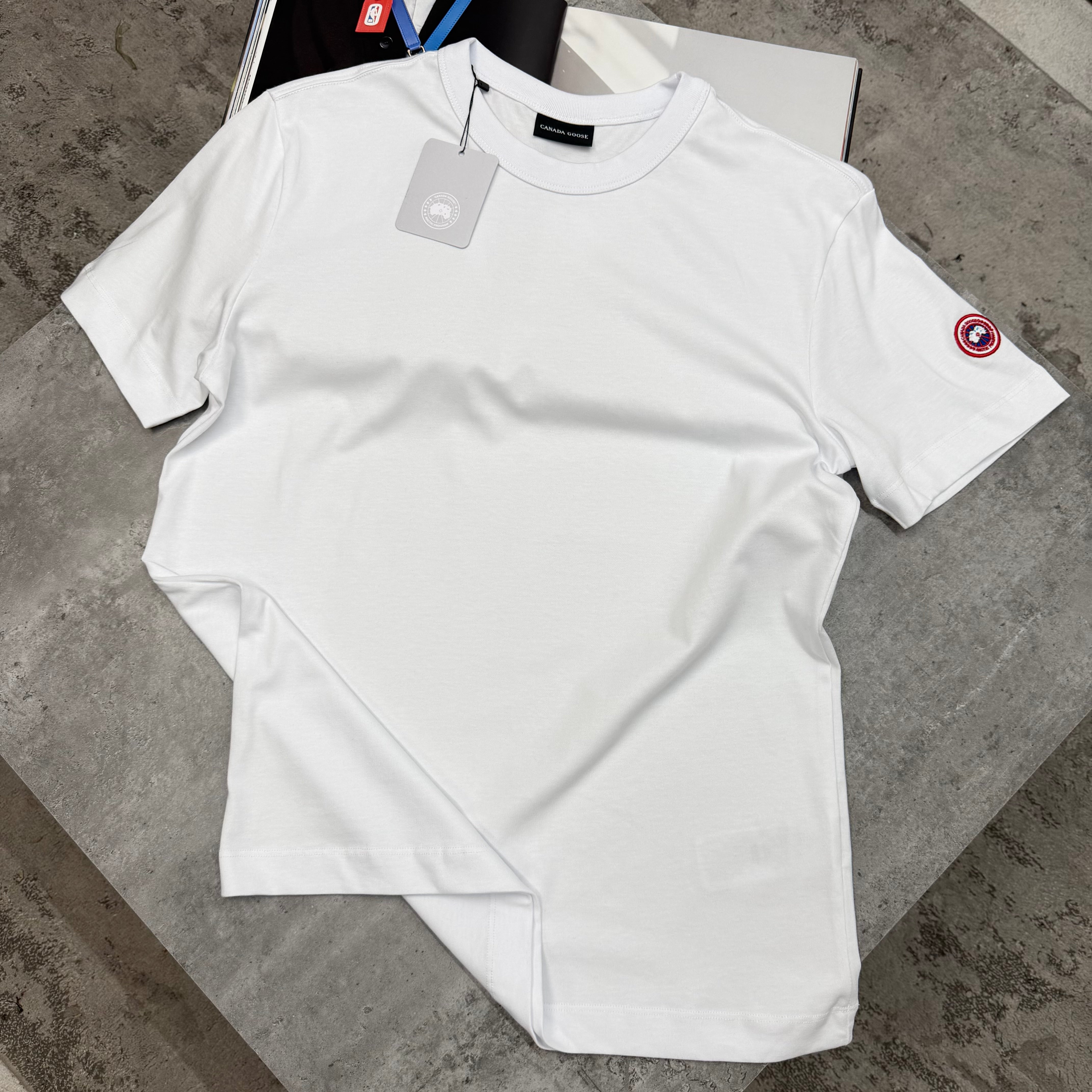 CG - ARM LOGO T-SHIRT - WHITE