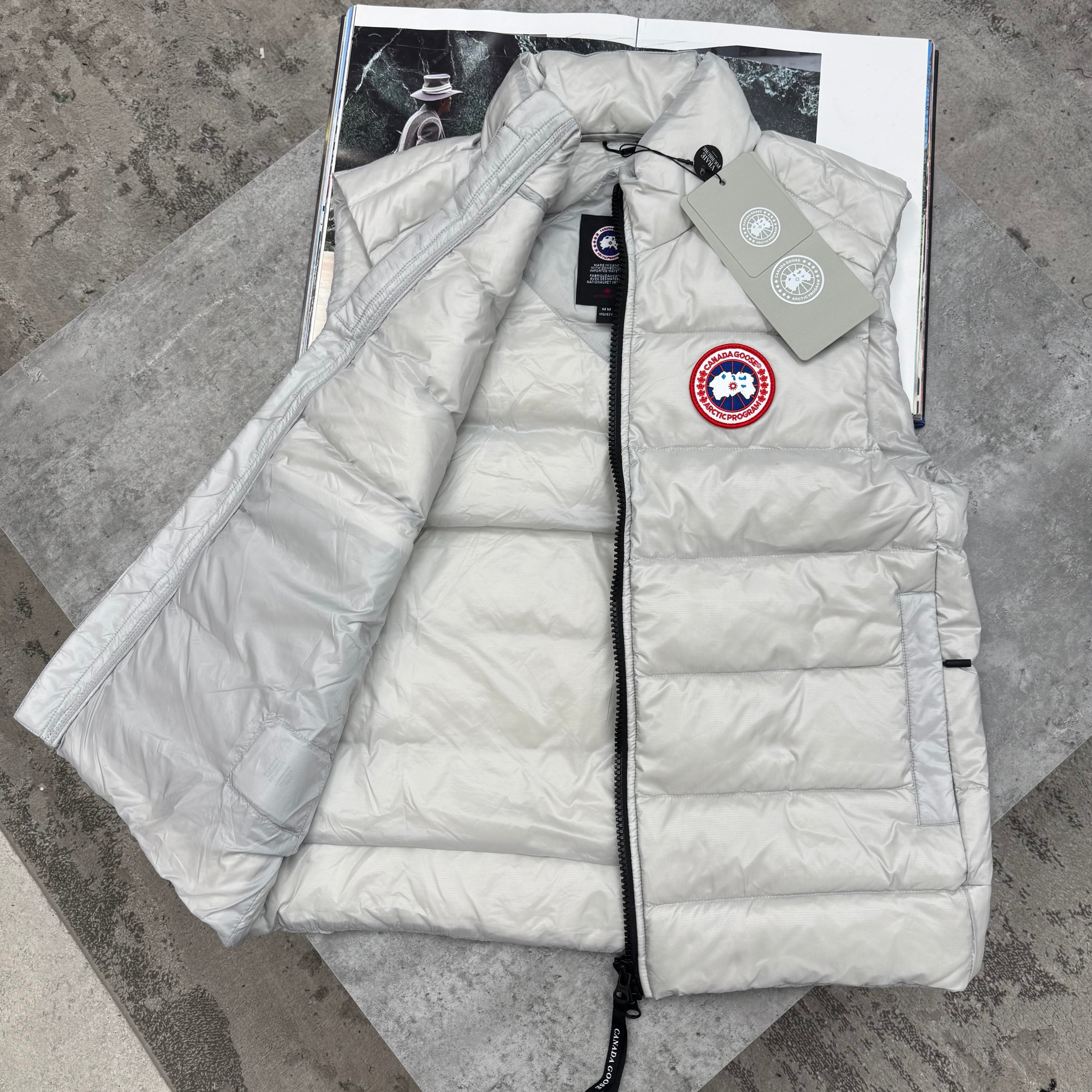 CG - CROFTON GILET - LIGHT GREY