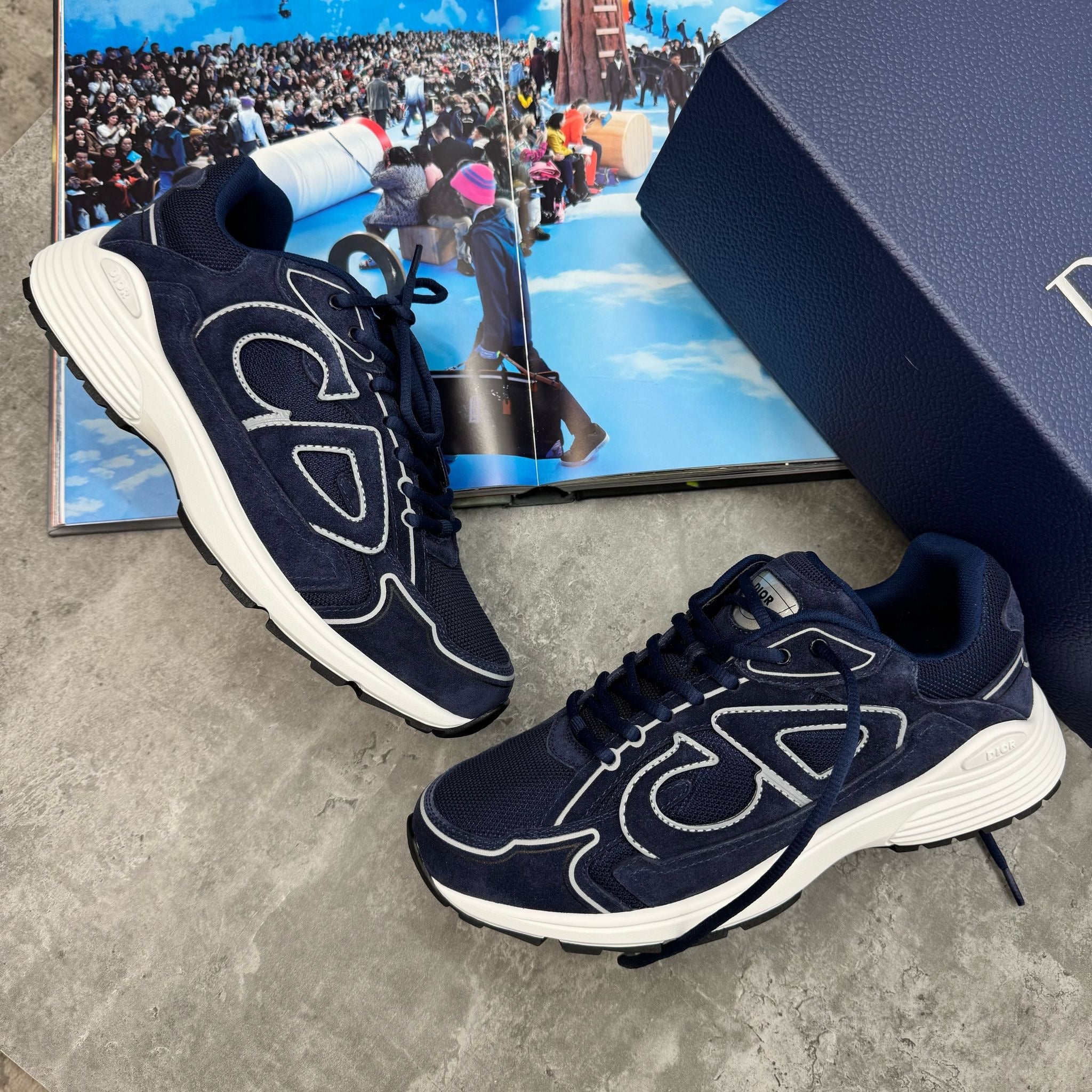 (PRE-ORDER) B30 - TRAINER - BLUE SUEDE