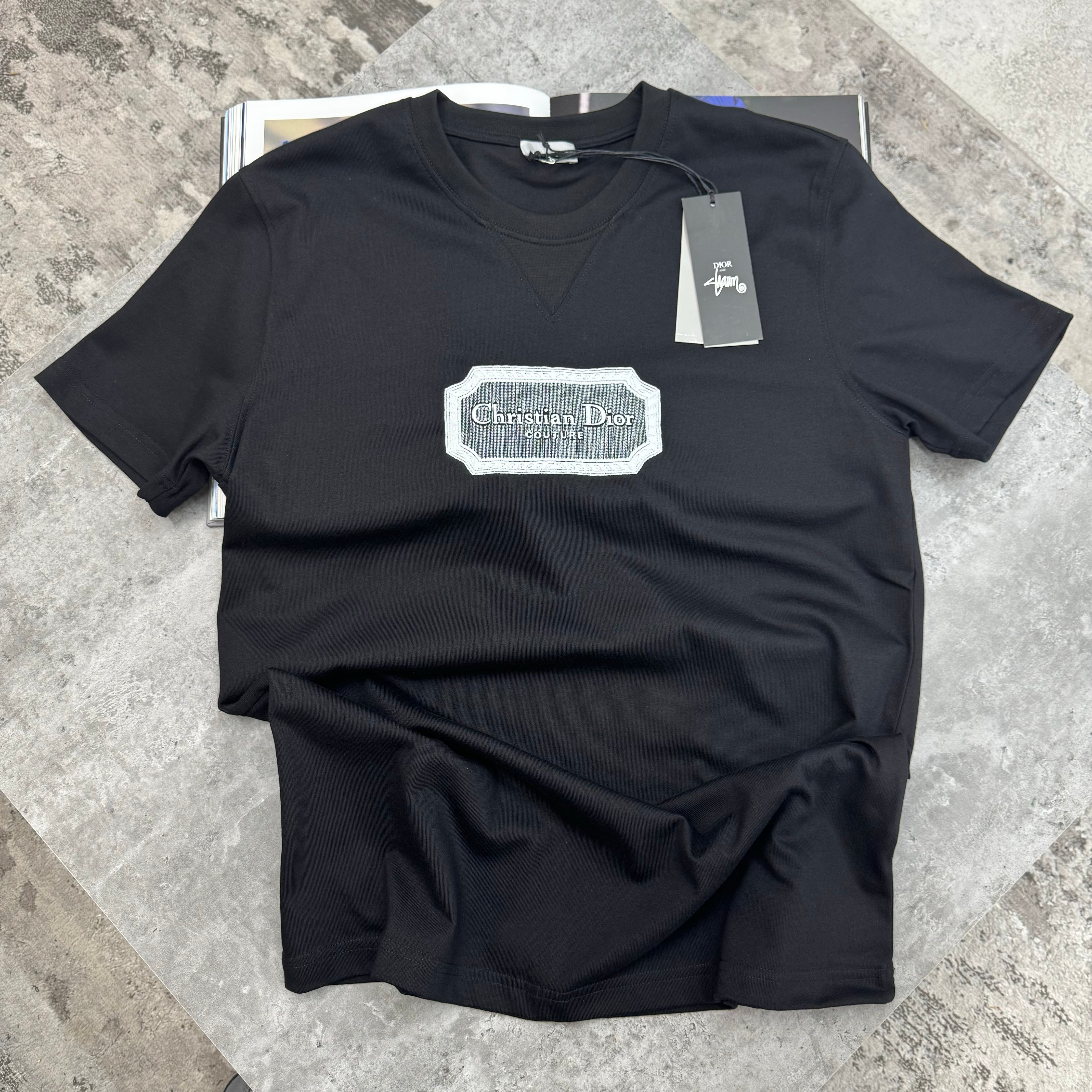 CD - COUTURE T-SHIRT - BLACK