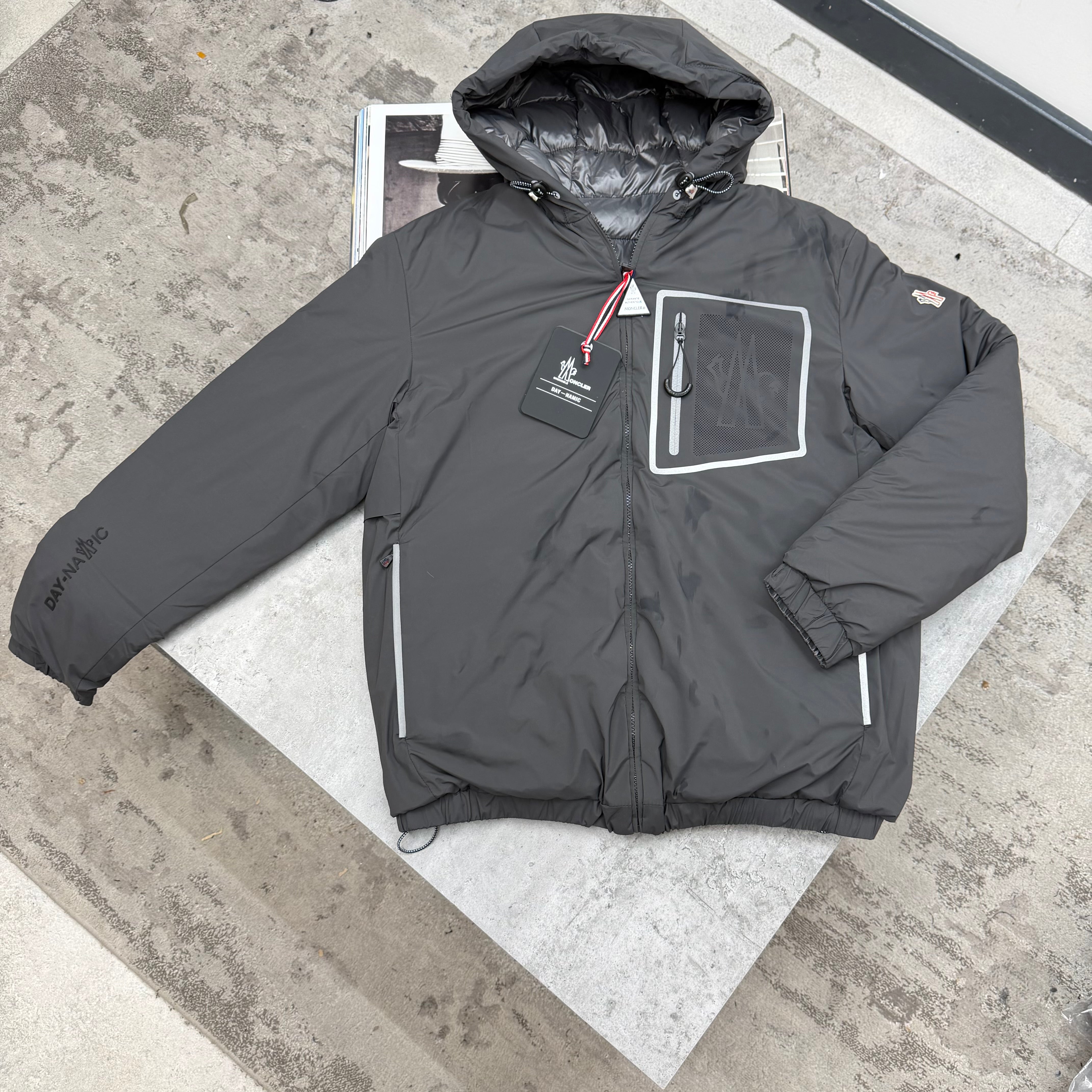 COAT REVERSIBLE - CHARCOAL