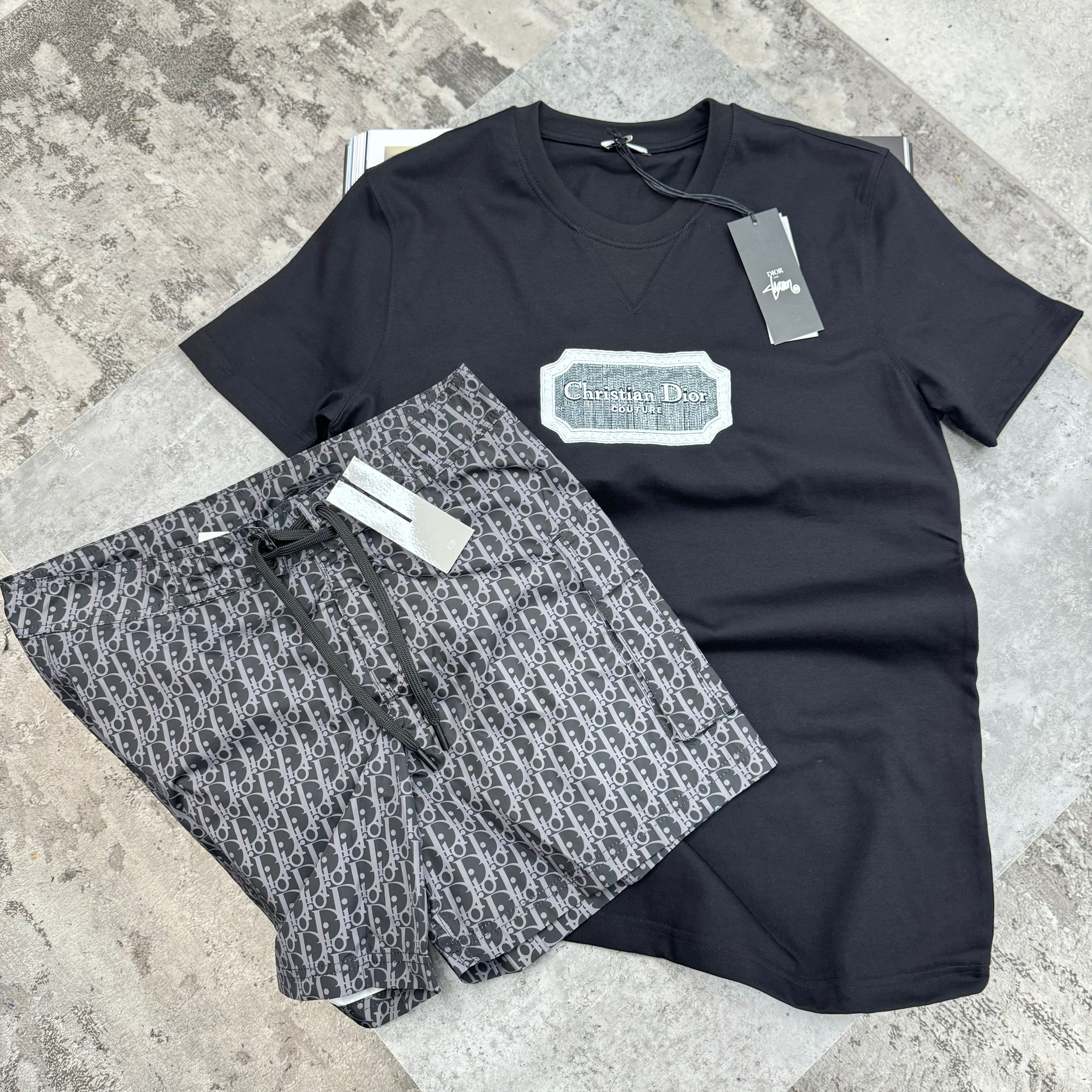 CD - COUTURE T-SHIRT - BLACK