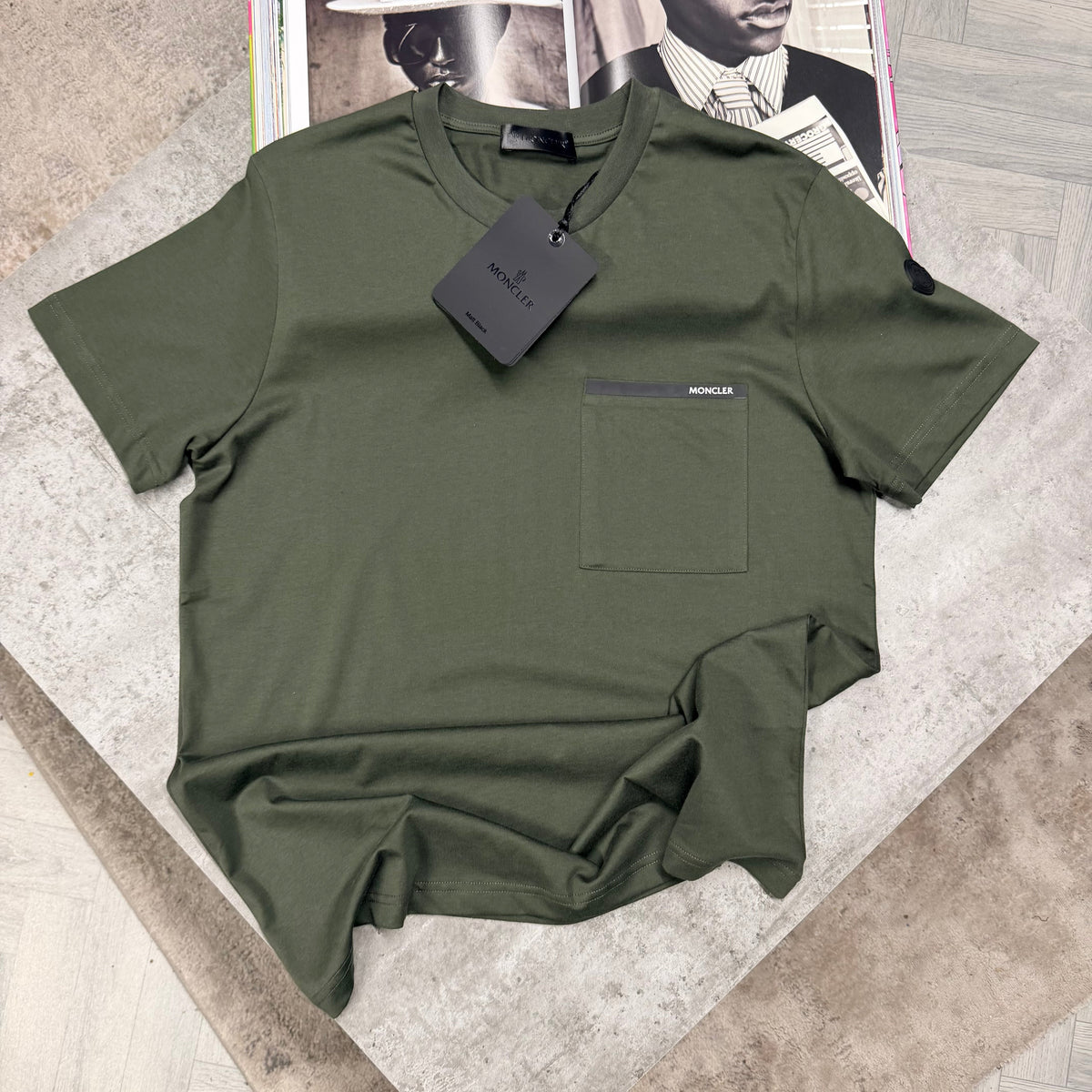 MNCLR POCKET T SHIRT - KHAKI