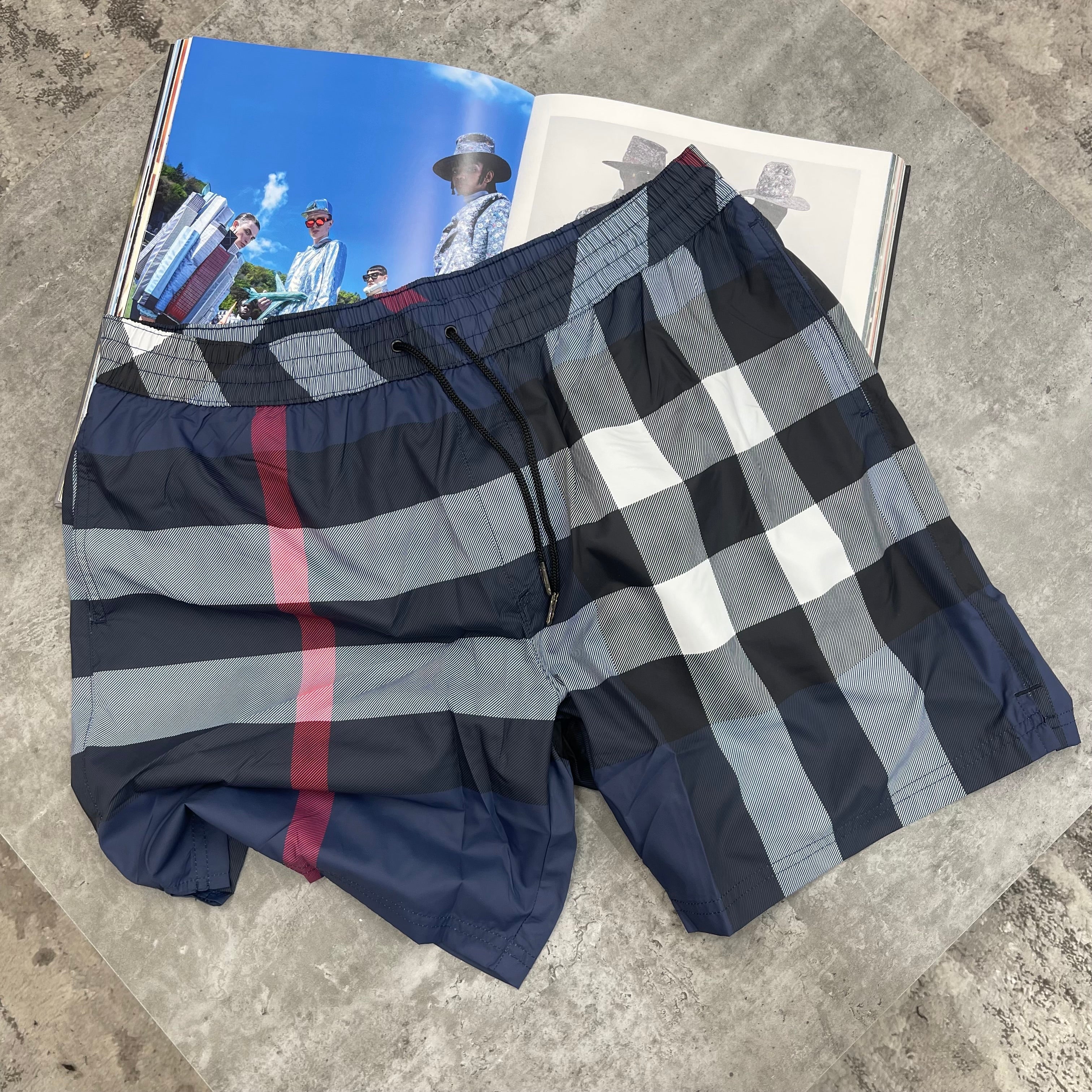 BURB CLASSIC NAVY PRINT SWIMS