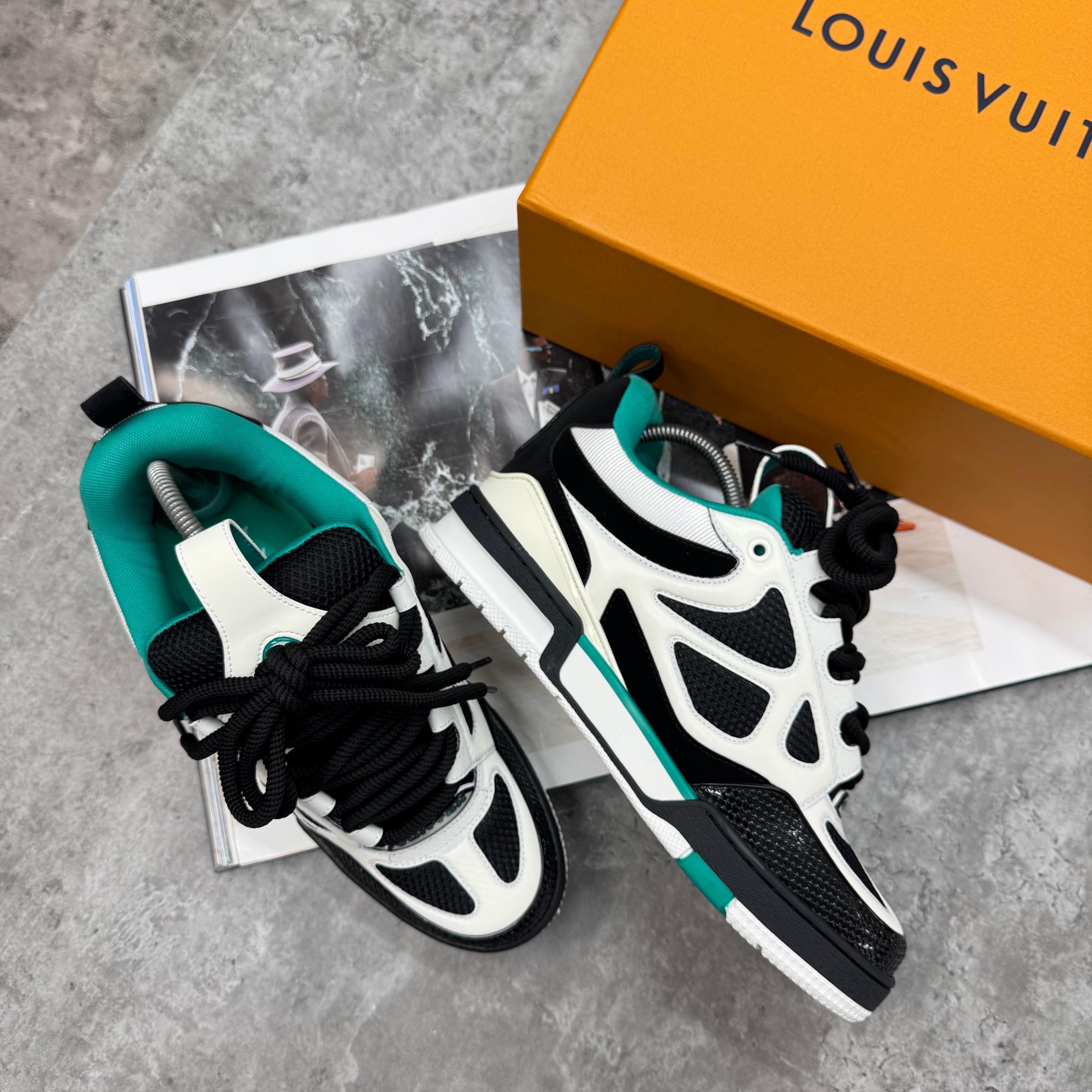 LVE - SKATES TRAINERS - BLACK/GREEN