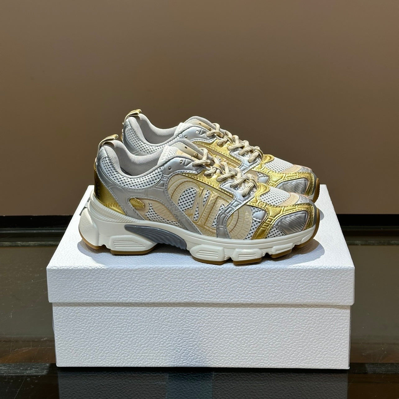 (PRE-ORDER) CD - CHRONO TRAINERS - SILVER/GOLD