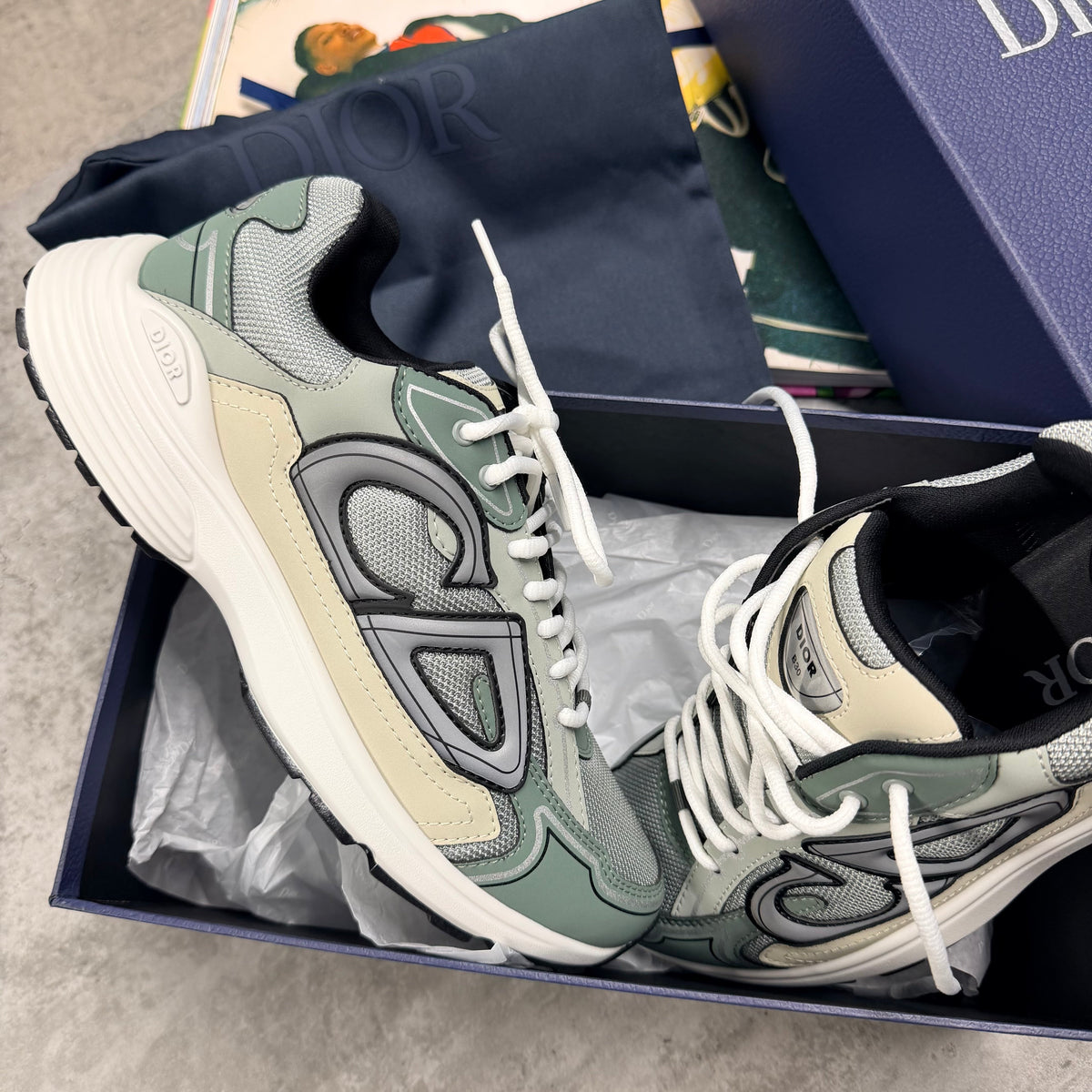 B30 TRAINER - CEDAR GREEN / BEIGE