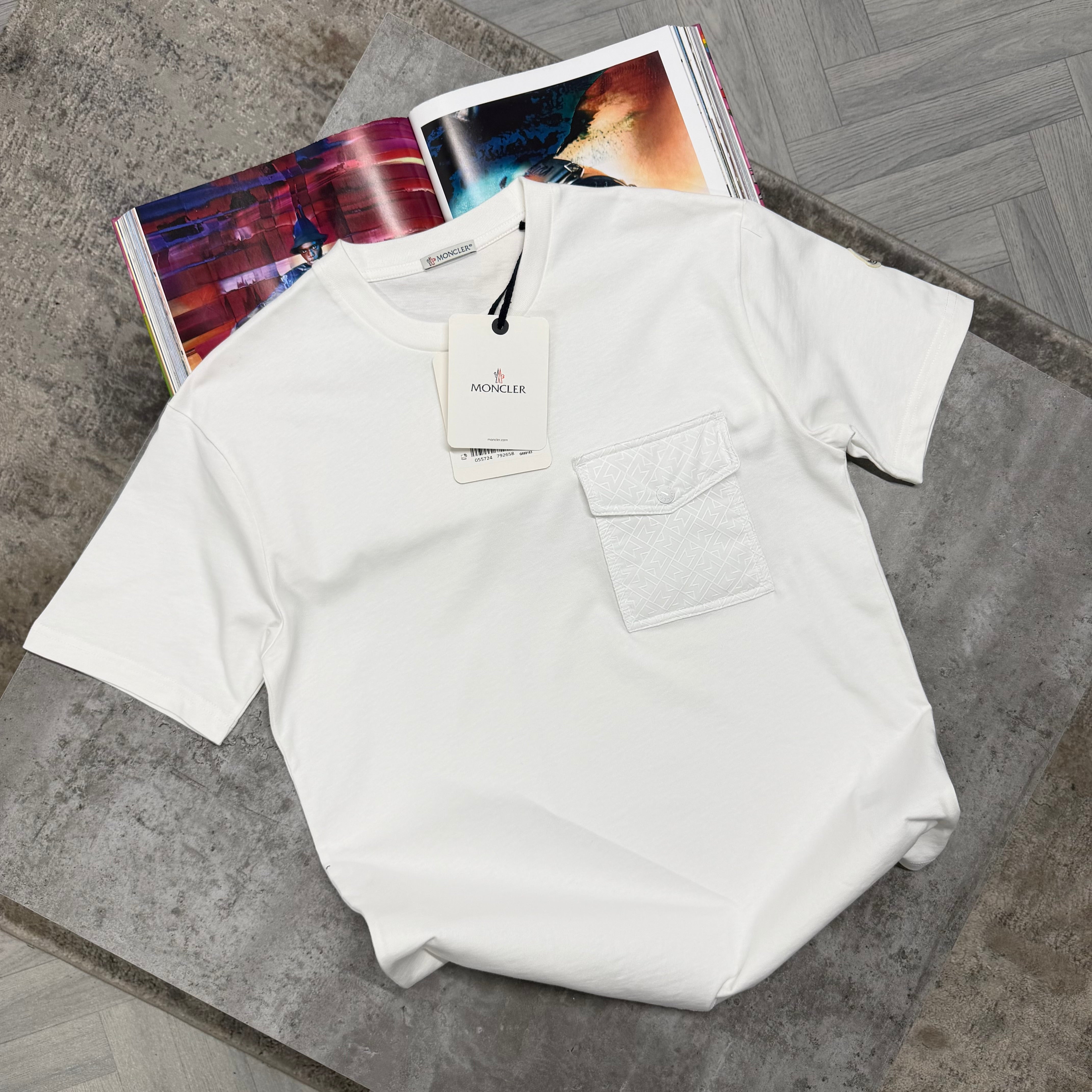 MNCLR POCKET T SHIRT - WHITE