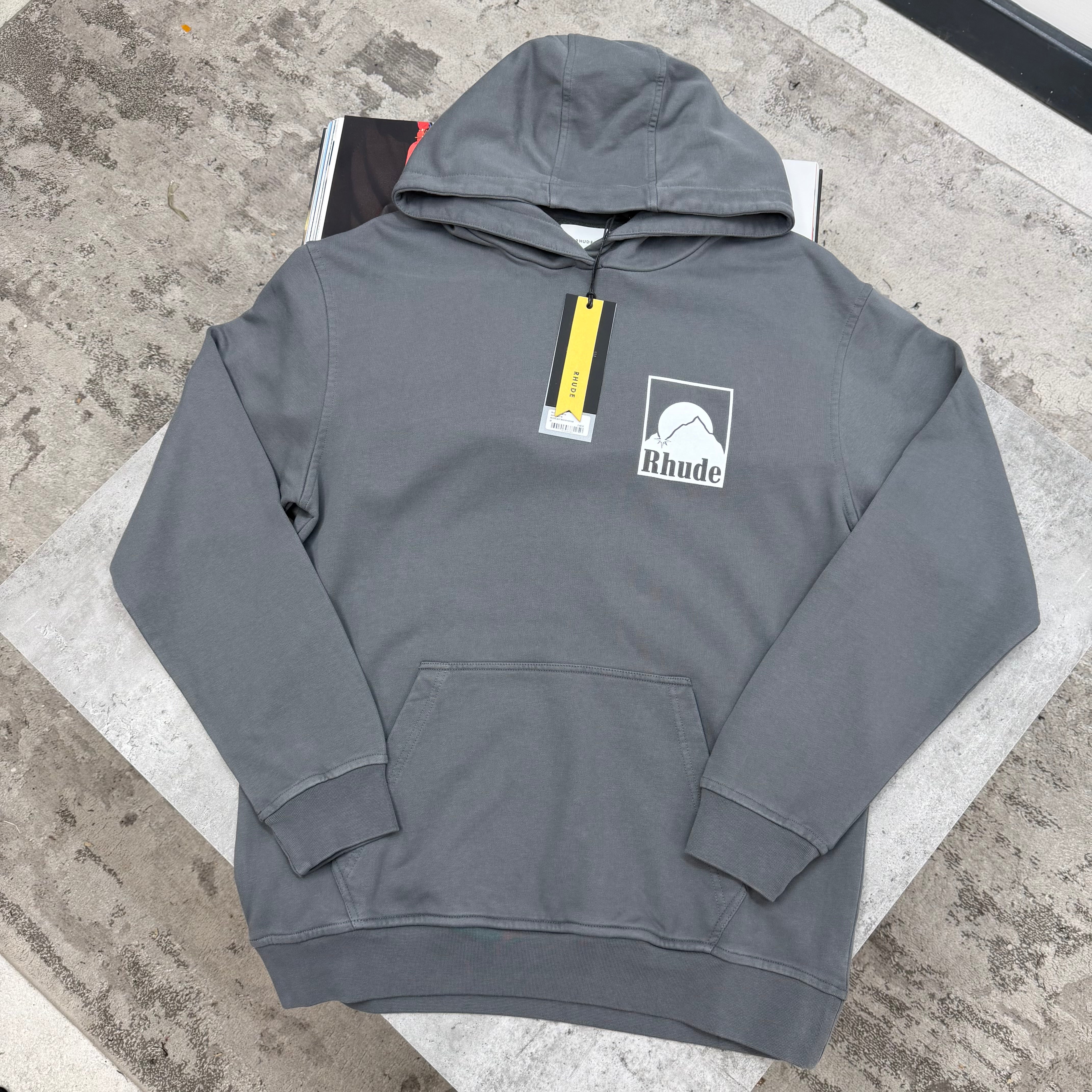 RDE - HOODIE - CHARCOAL/WHITE