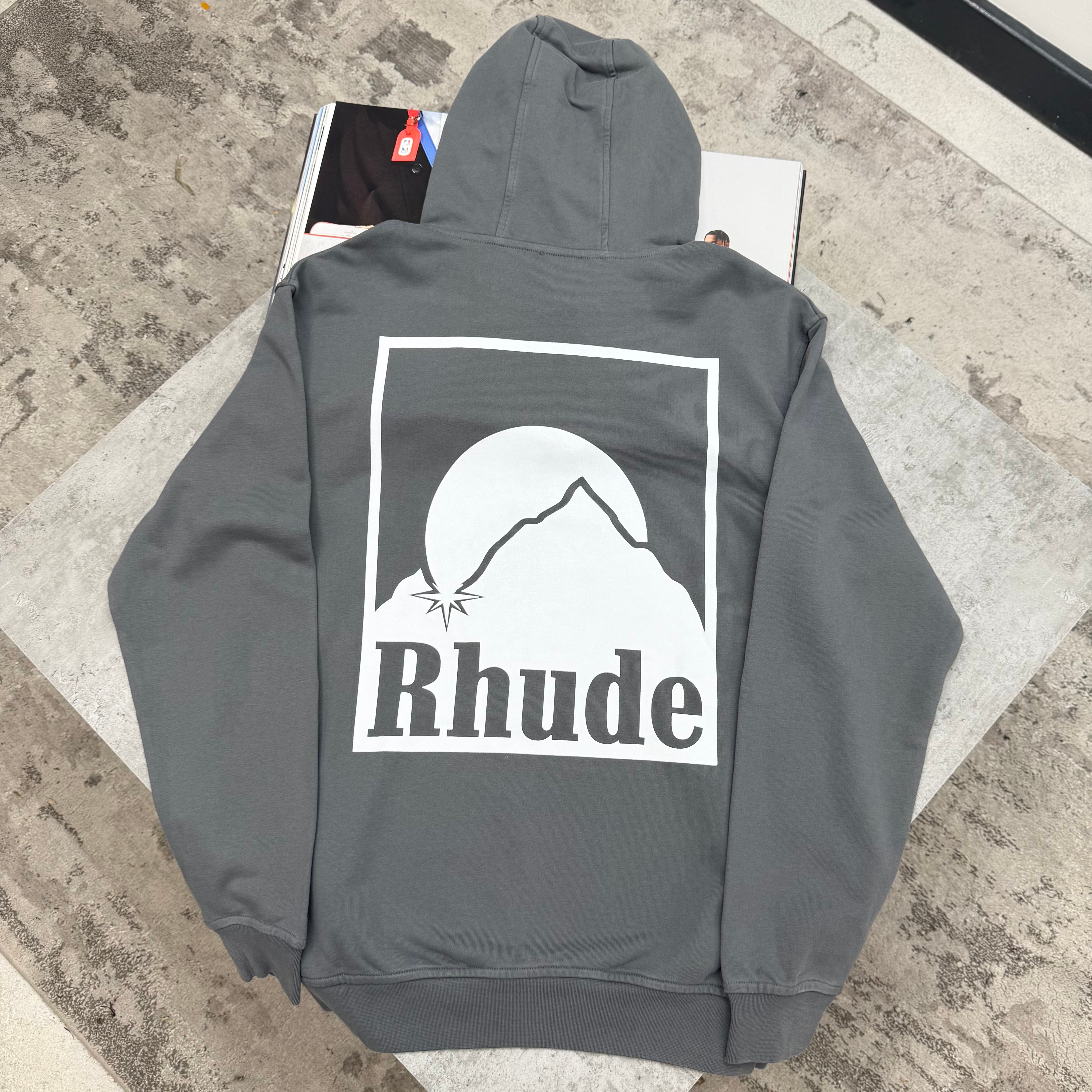 RDE - HOODIE - CHARCOAL/WHITE