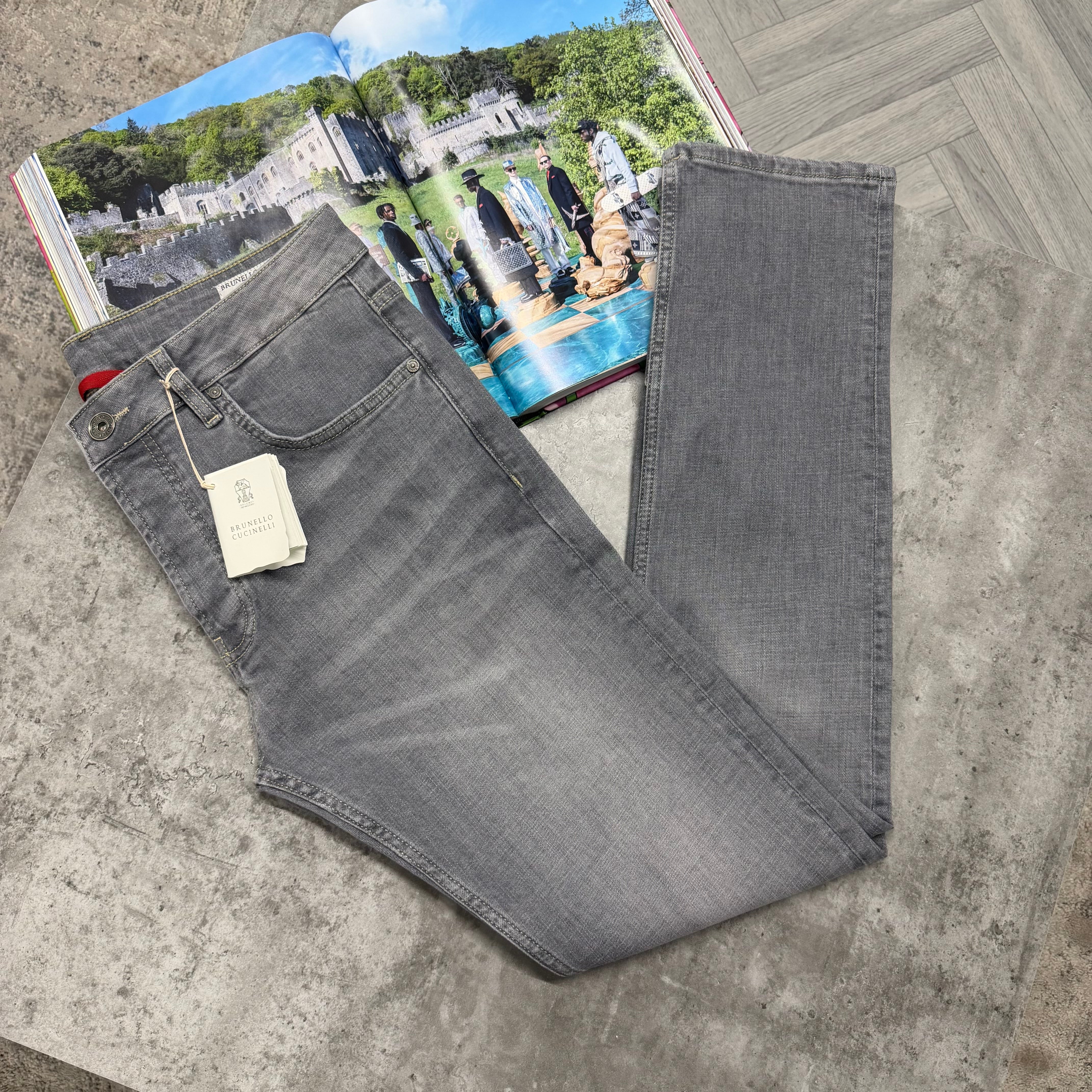 BURNELLO JEANS - GREY