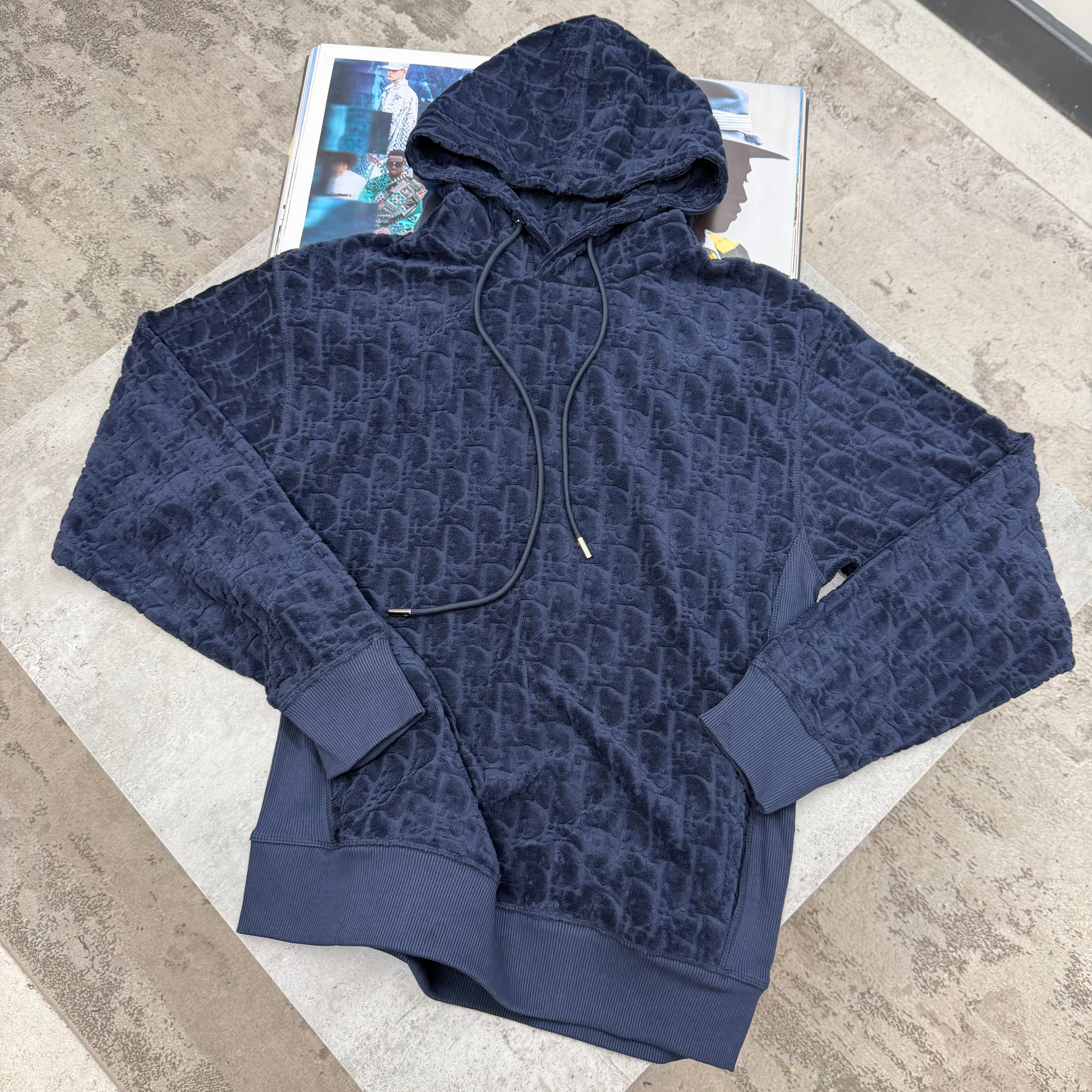 CD - TERRY HOODIE - NAVY
