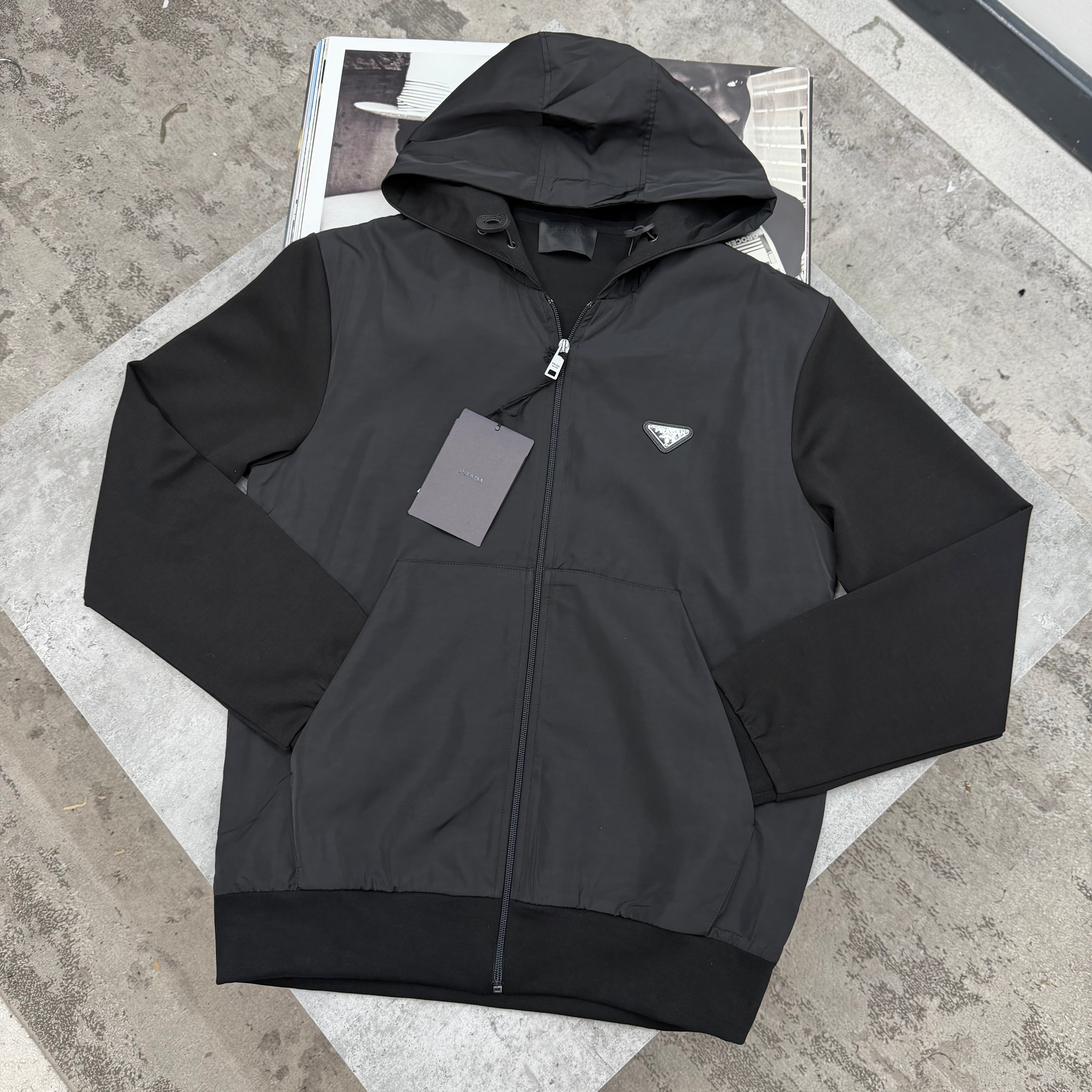 PDA - DOUBLE FABRIC TRACKSUIT - BLACK