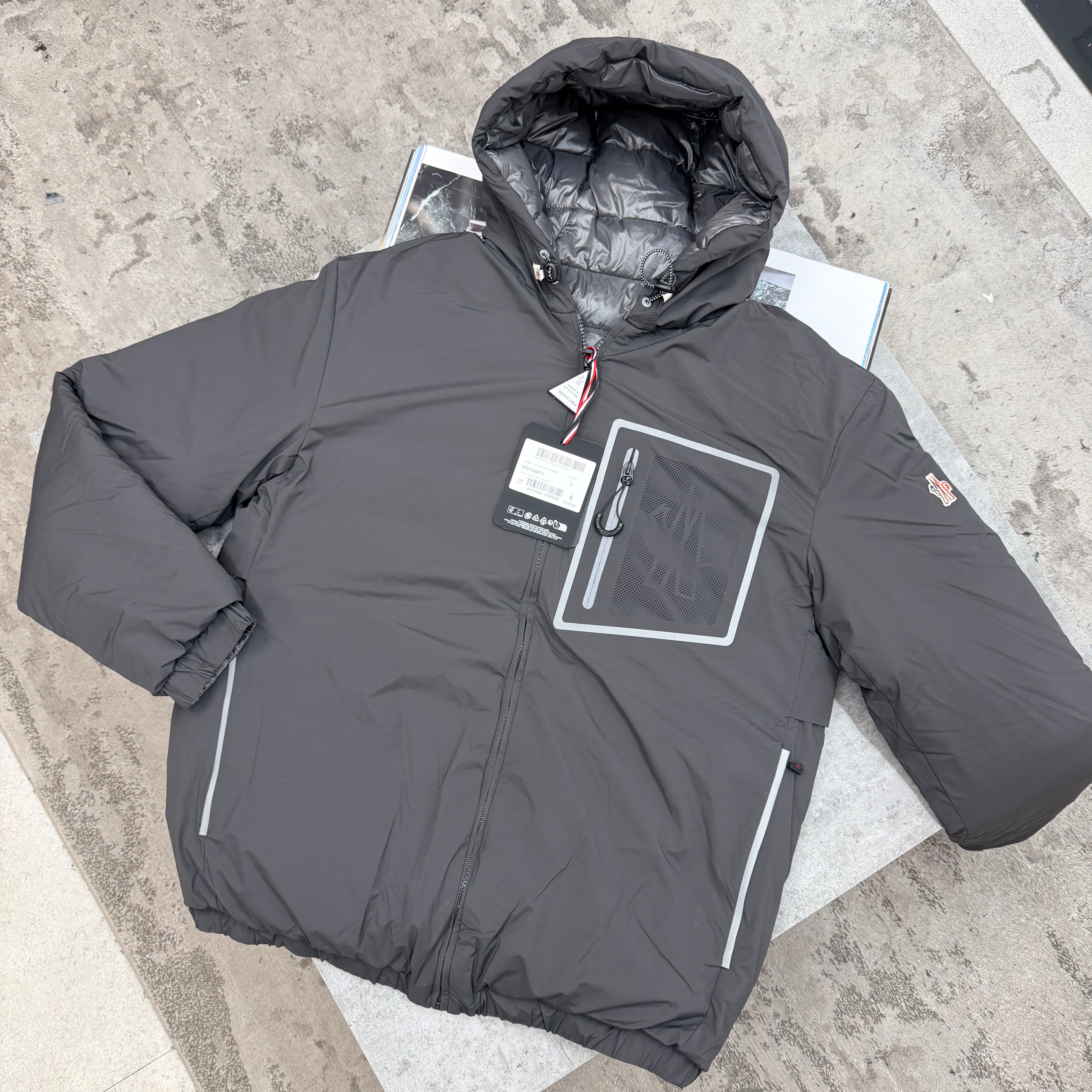 COAT REVERSIBLE - CHARCOAL