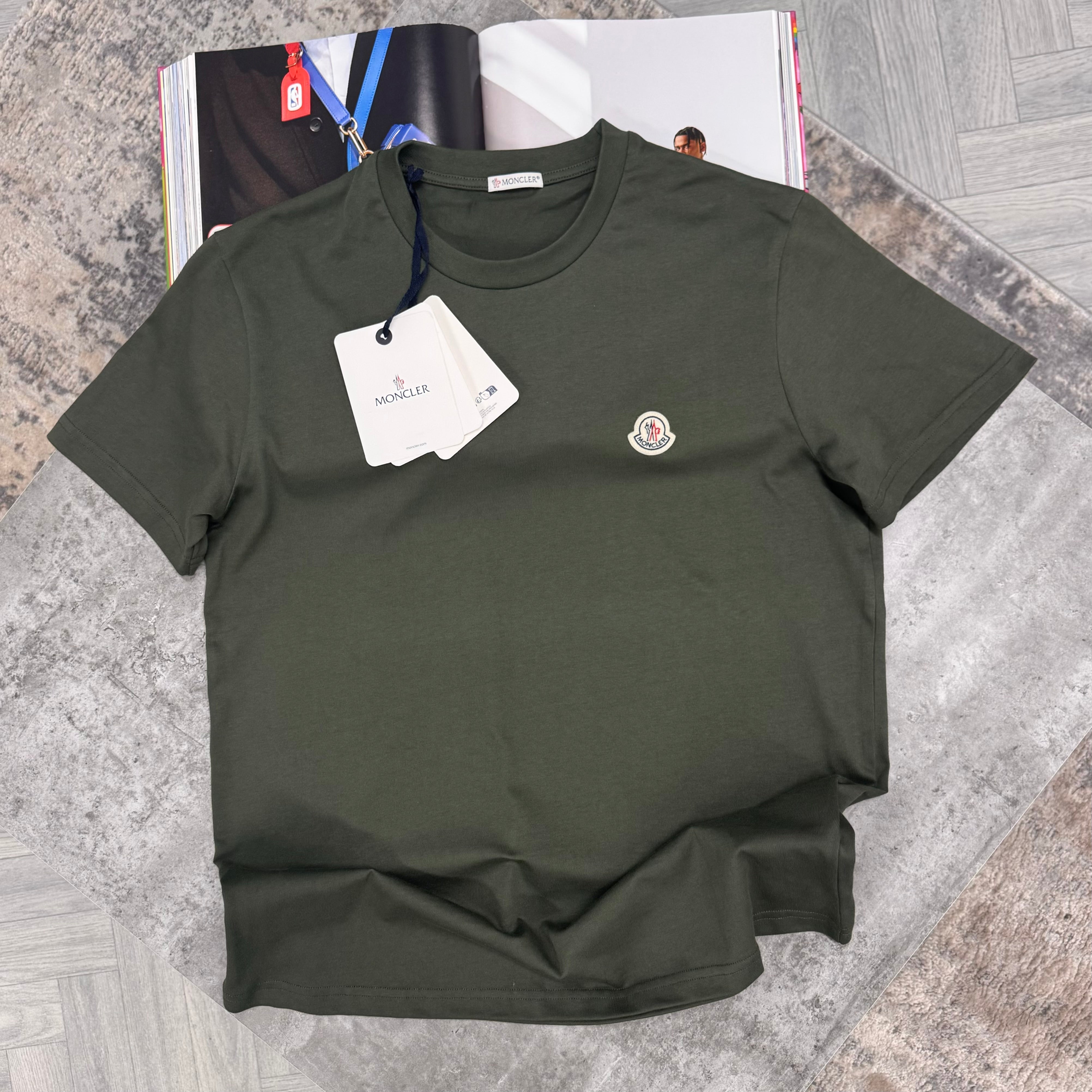 MNCLR LOGO T SHIRT - KHAKI