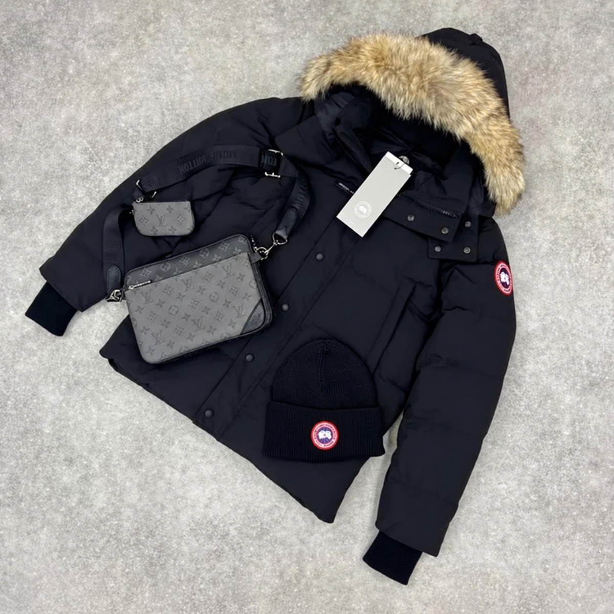 CG WYNDHAM COAT - BLACK (PRE-ORDER)
