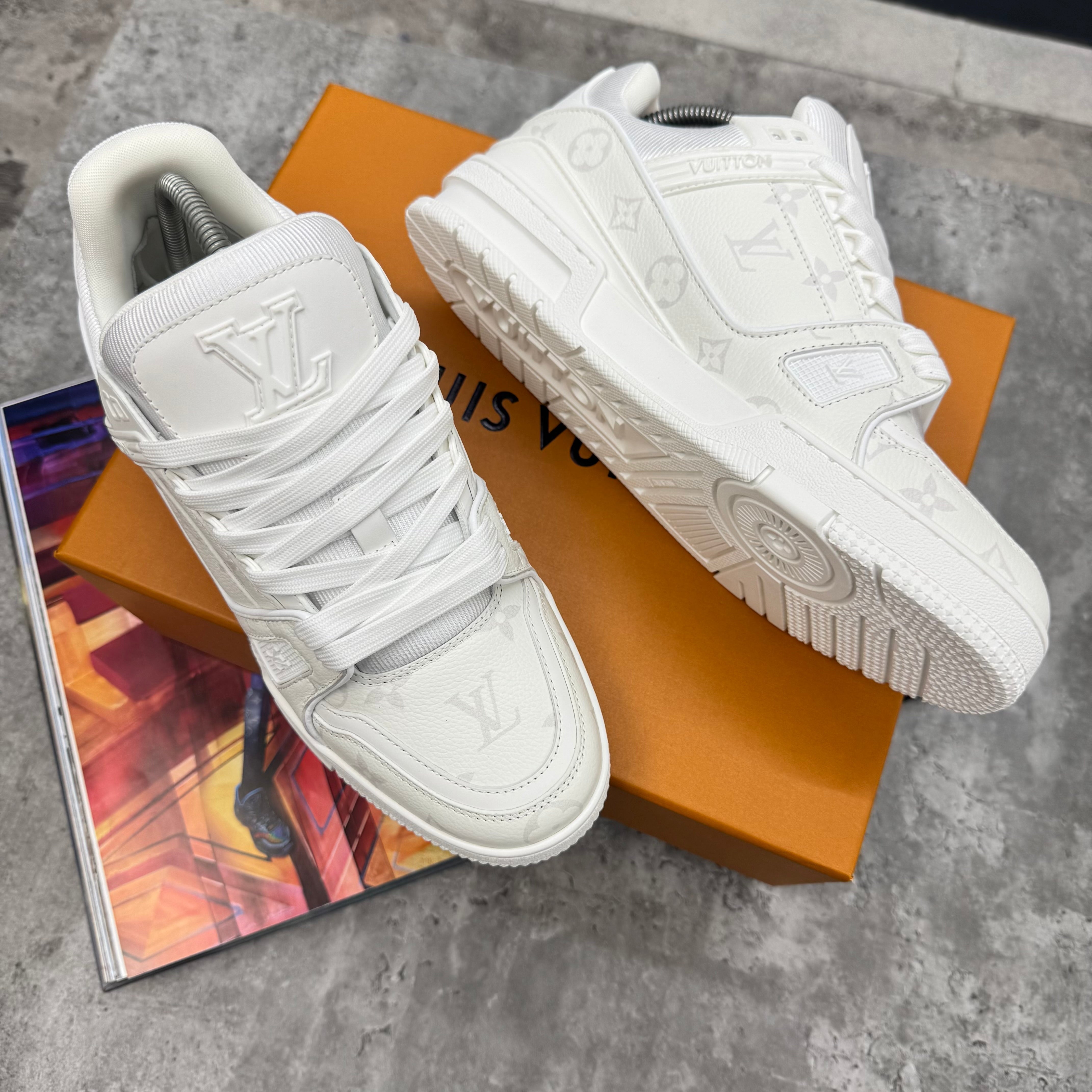 LVE - MONOGRAM TRAINERS - WHITE