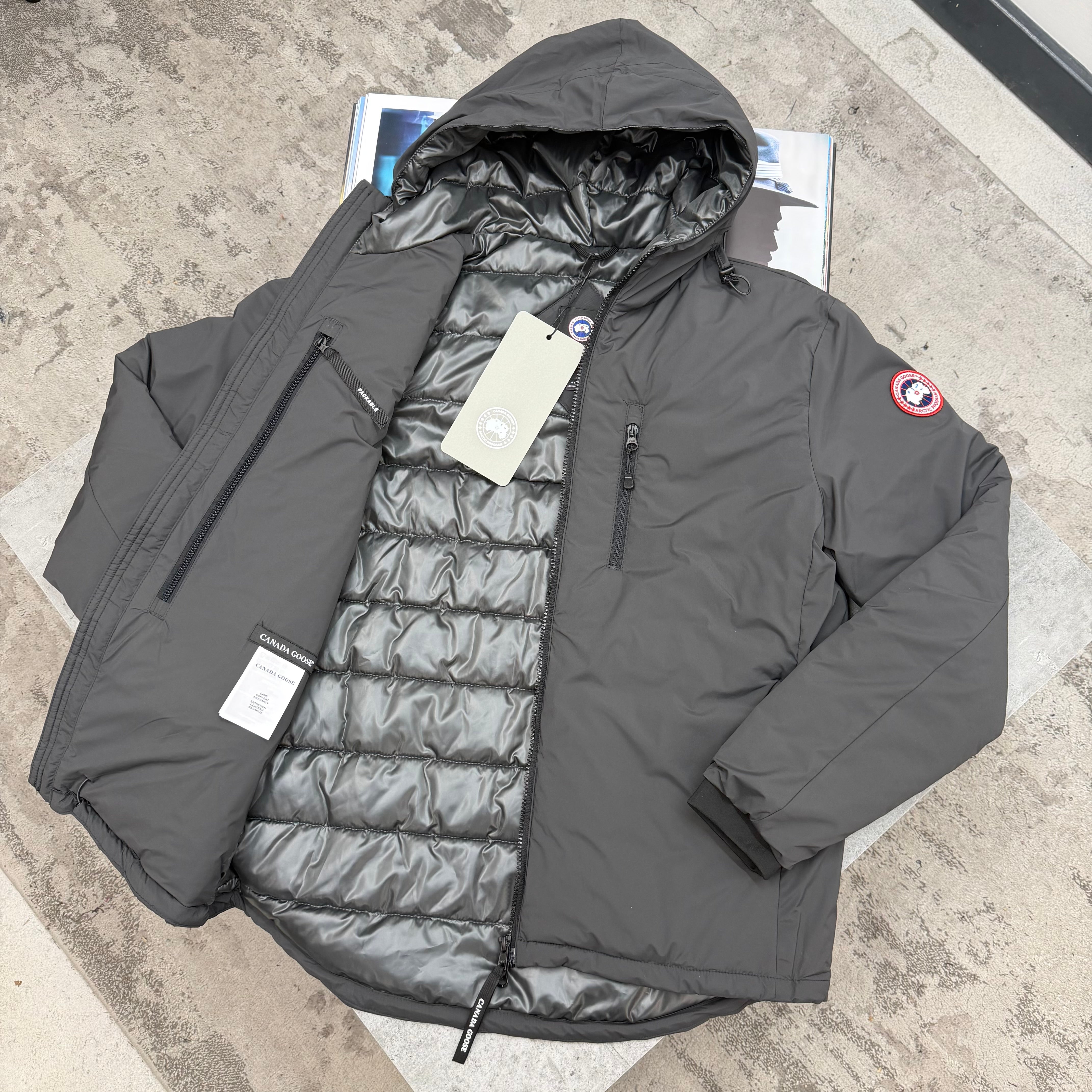 CG - LODGE COAT - CHARCOAL