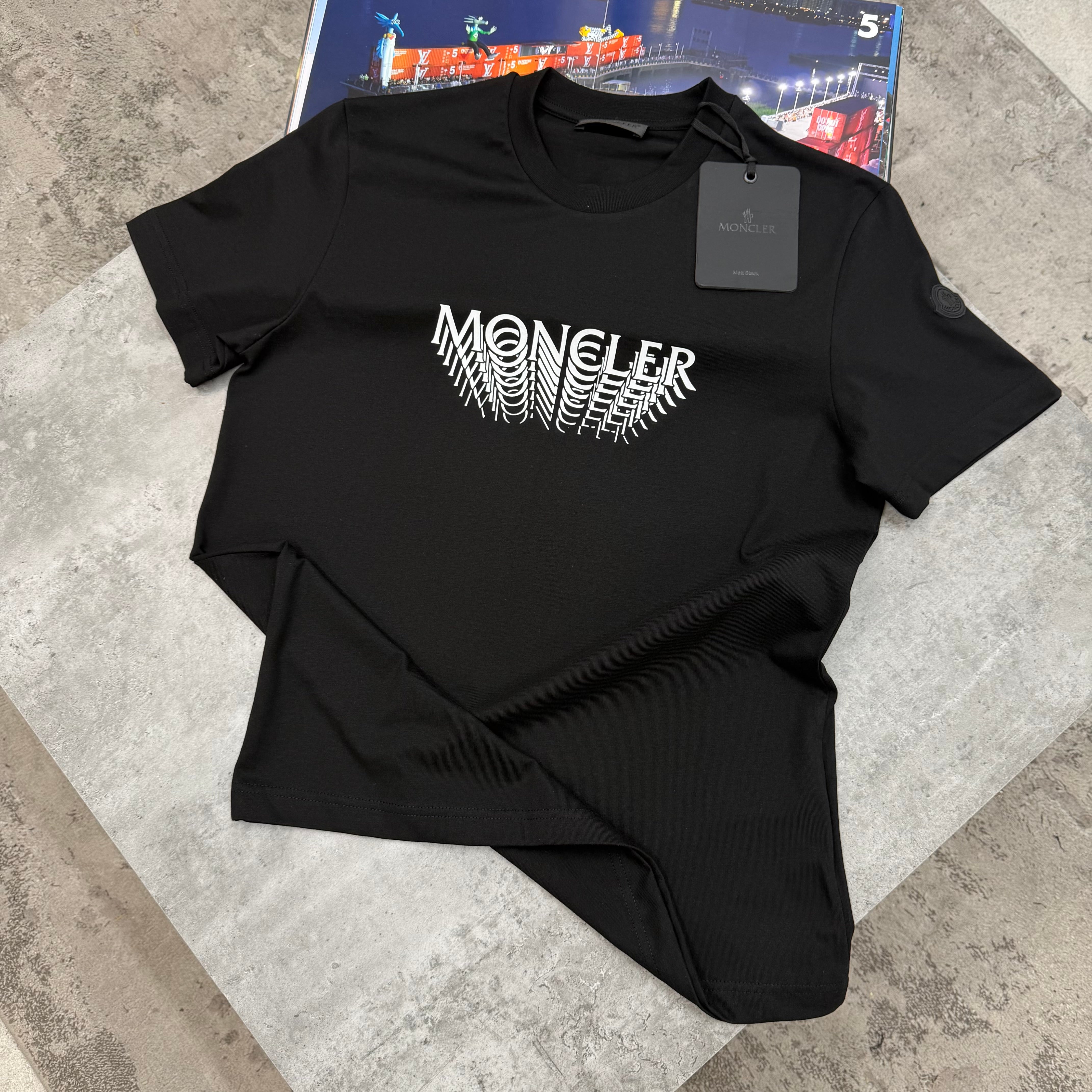 FADED LOGO - T-SHIRT - BLACK