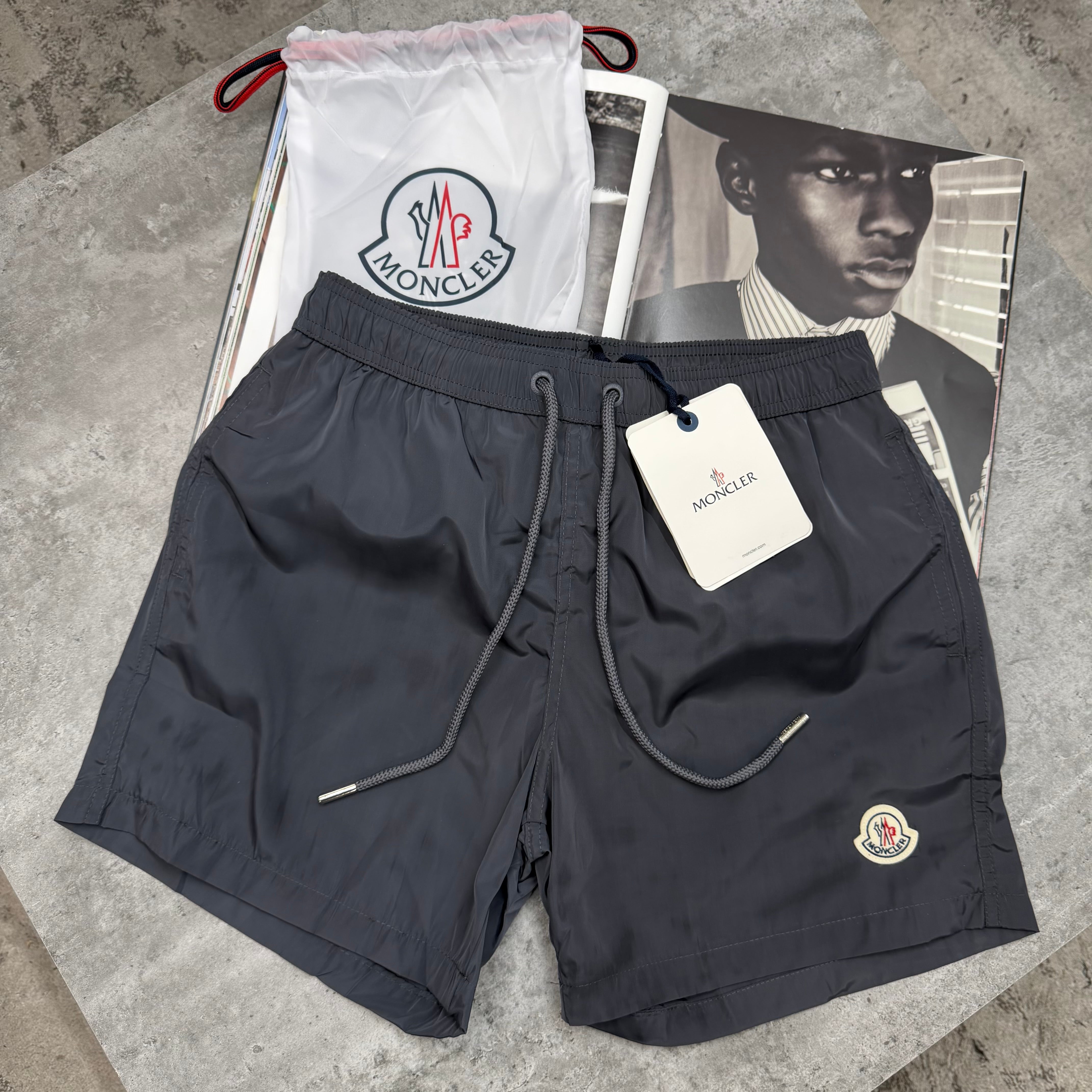 BAGGED SWIMS - CHARCOAL