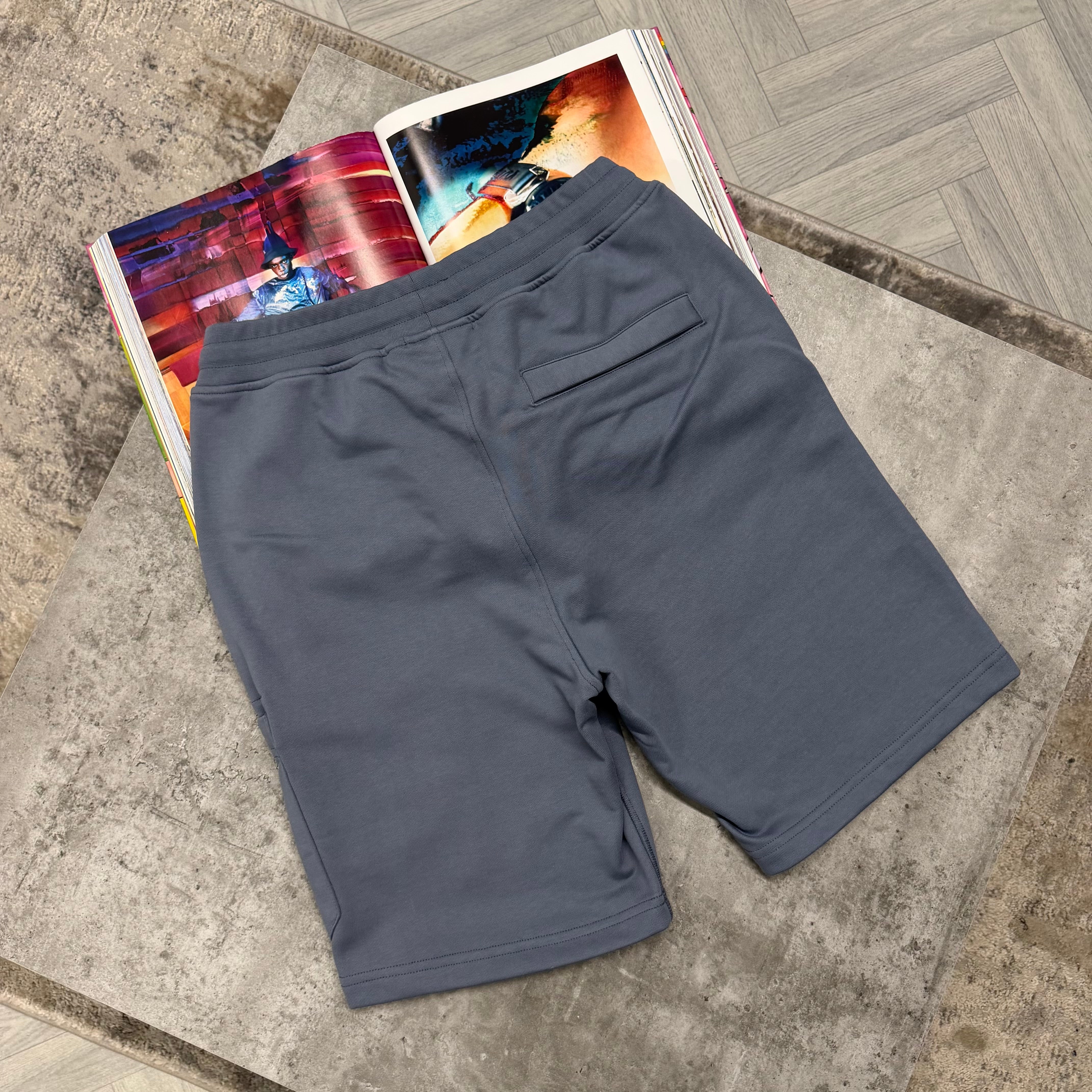 SI COTTON CARGO SHORTS - PALE BLUE