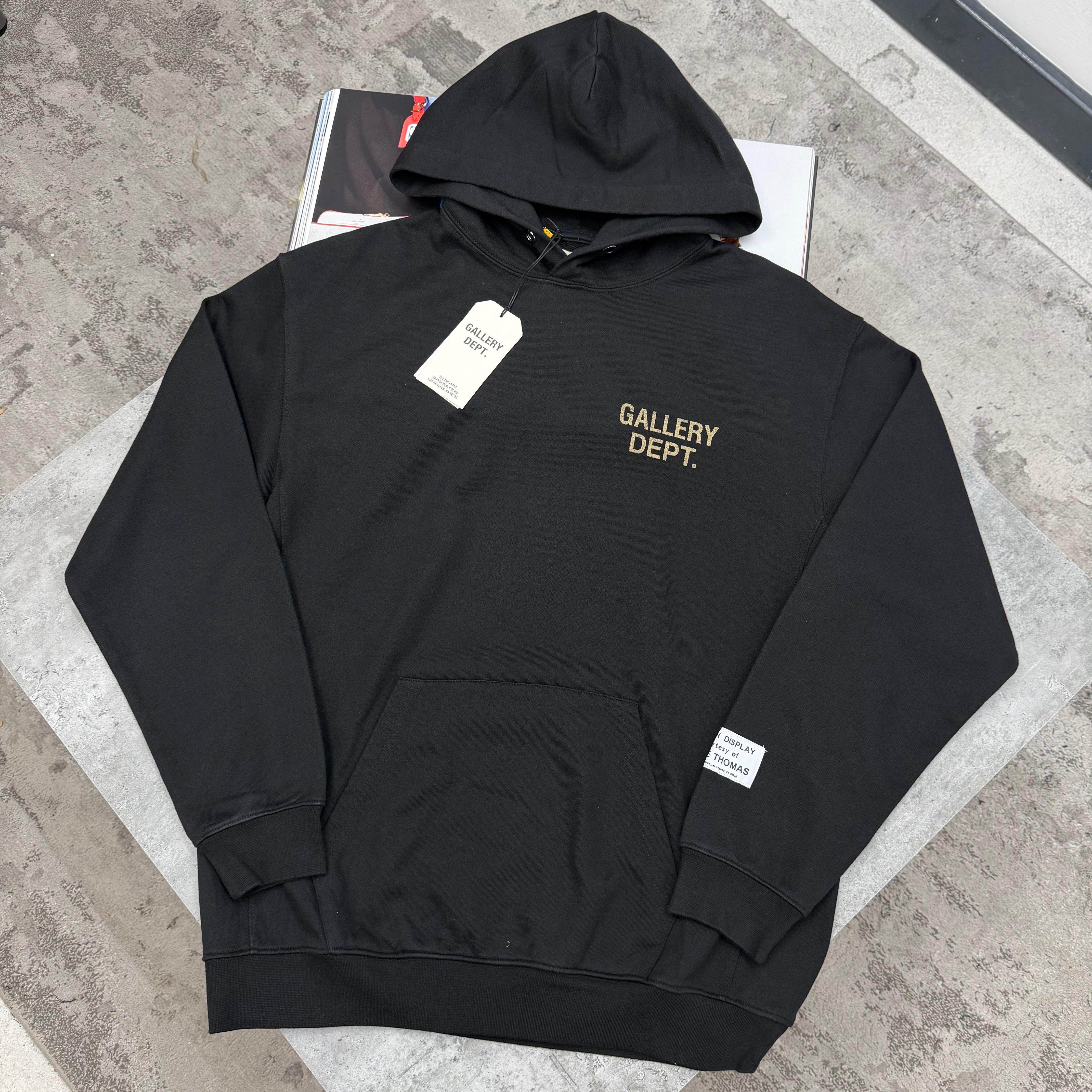 GD - OVERSIZED HOODIE - BLACK