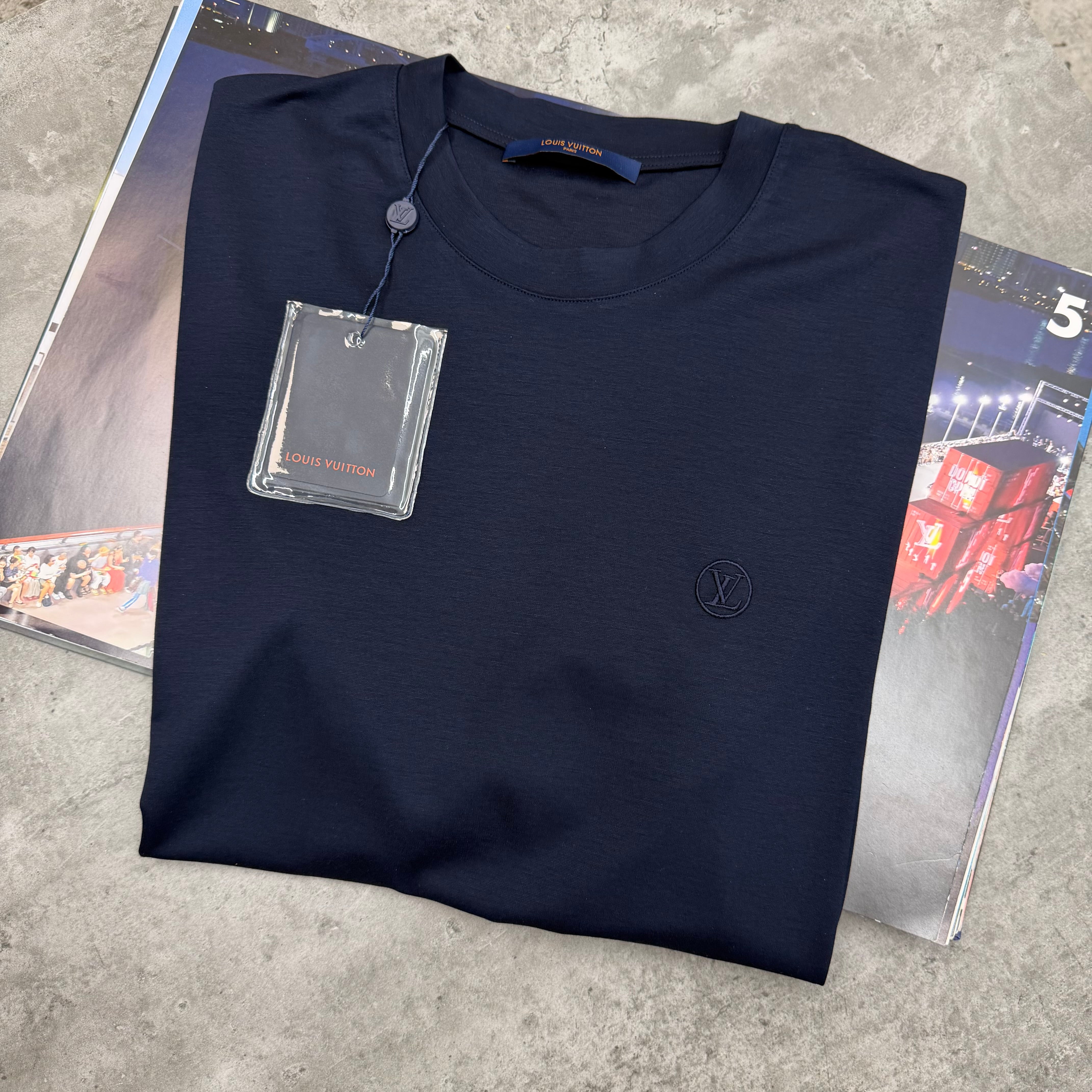 LVE - CIRCLE LOGO T-SHIRT - NAVY