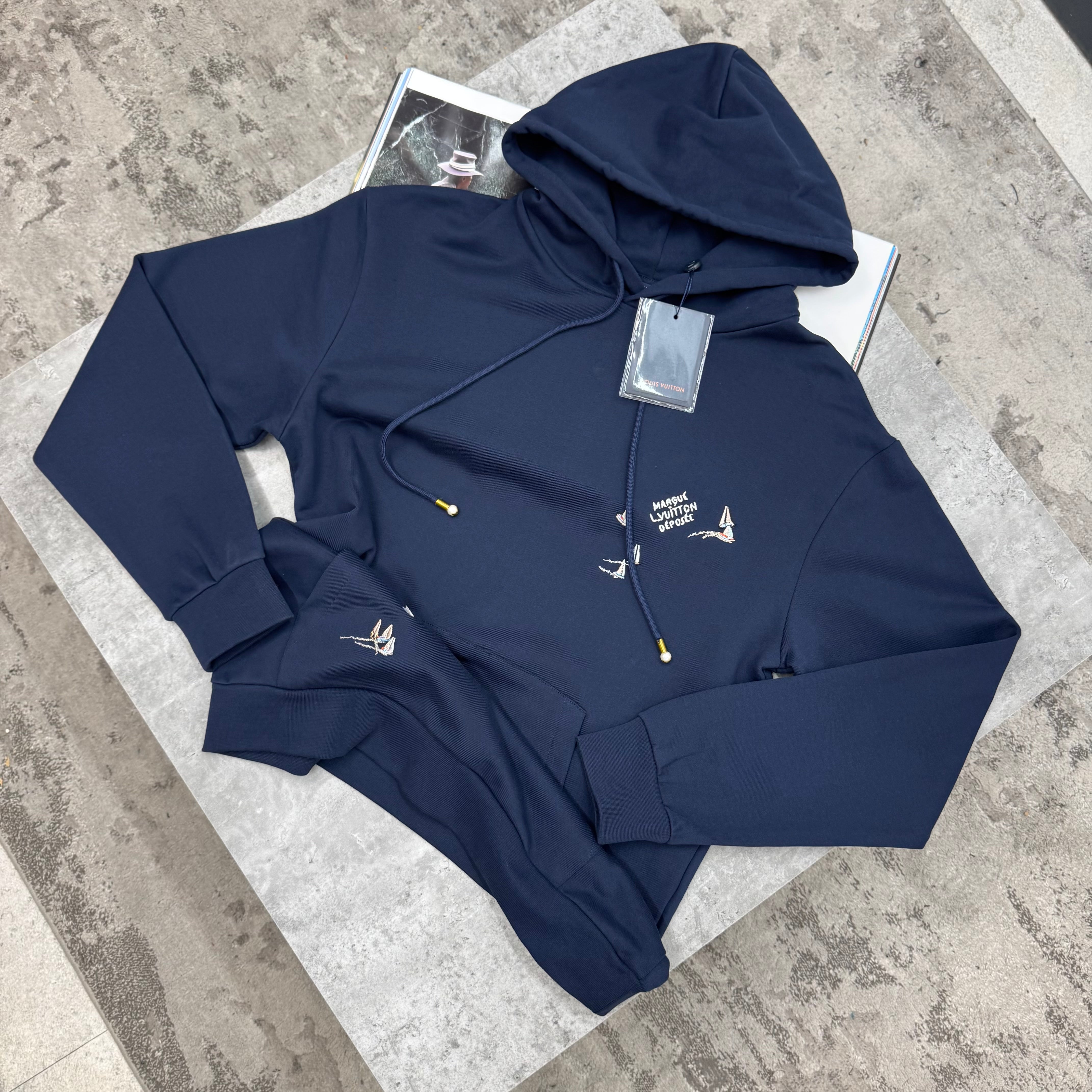 LVE - SAIL HOODIE - NAVY