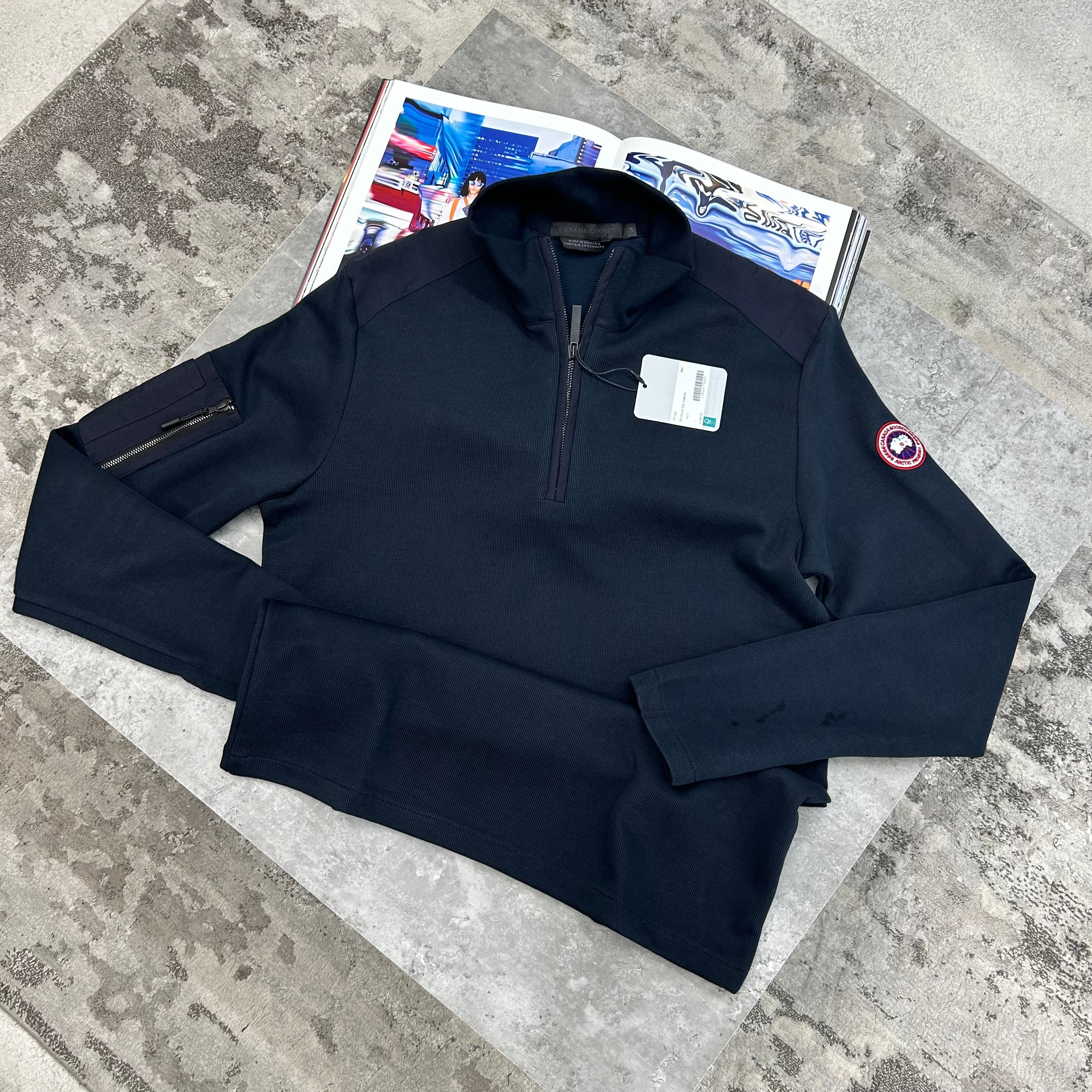 CG - HALF ZIP JUMPER - NAVY