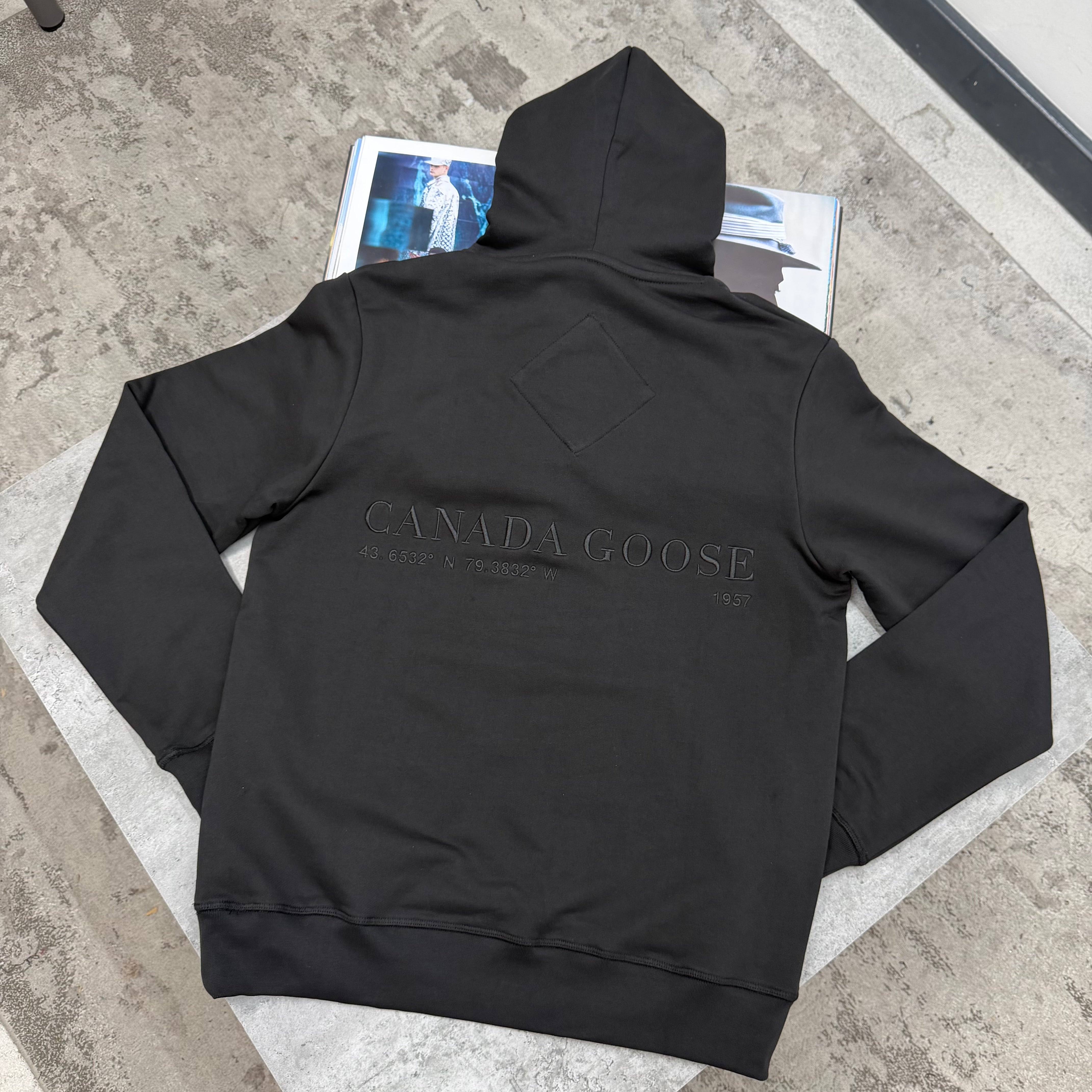 CG - EMBROIDERED HOODIE - BLACK