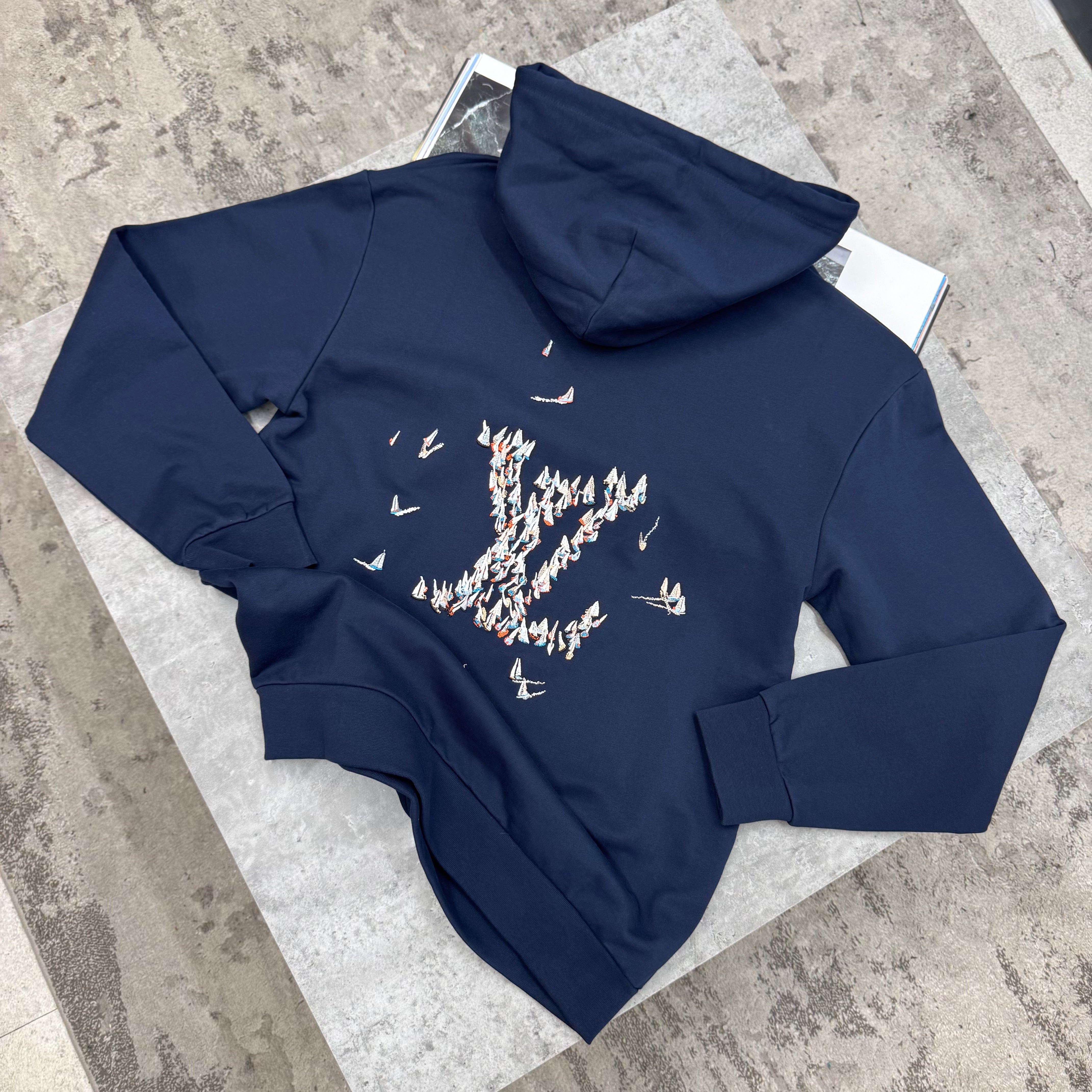 LVE - SAIL HOODIE - NAVY