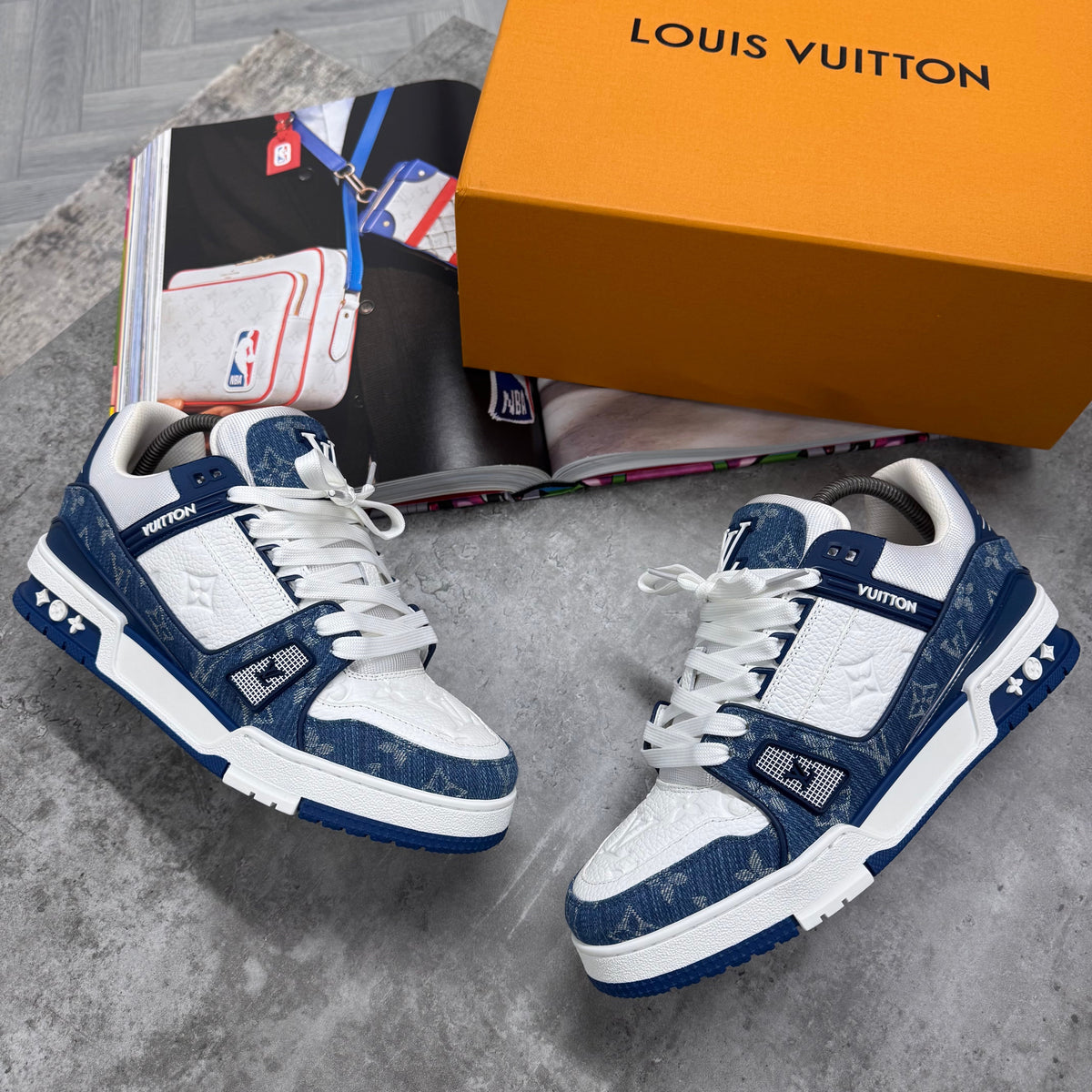 LVE TRAINER - WHITE / DENIM
