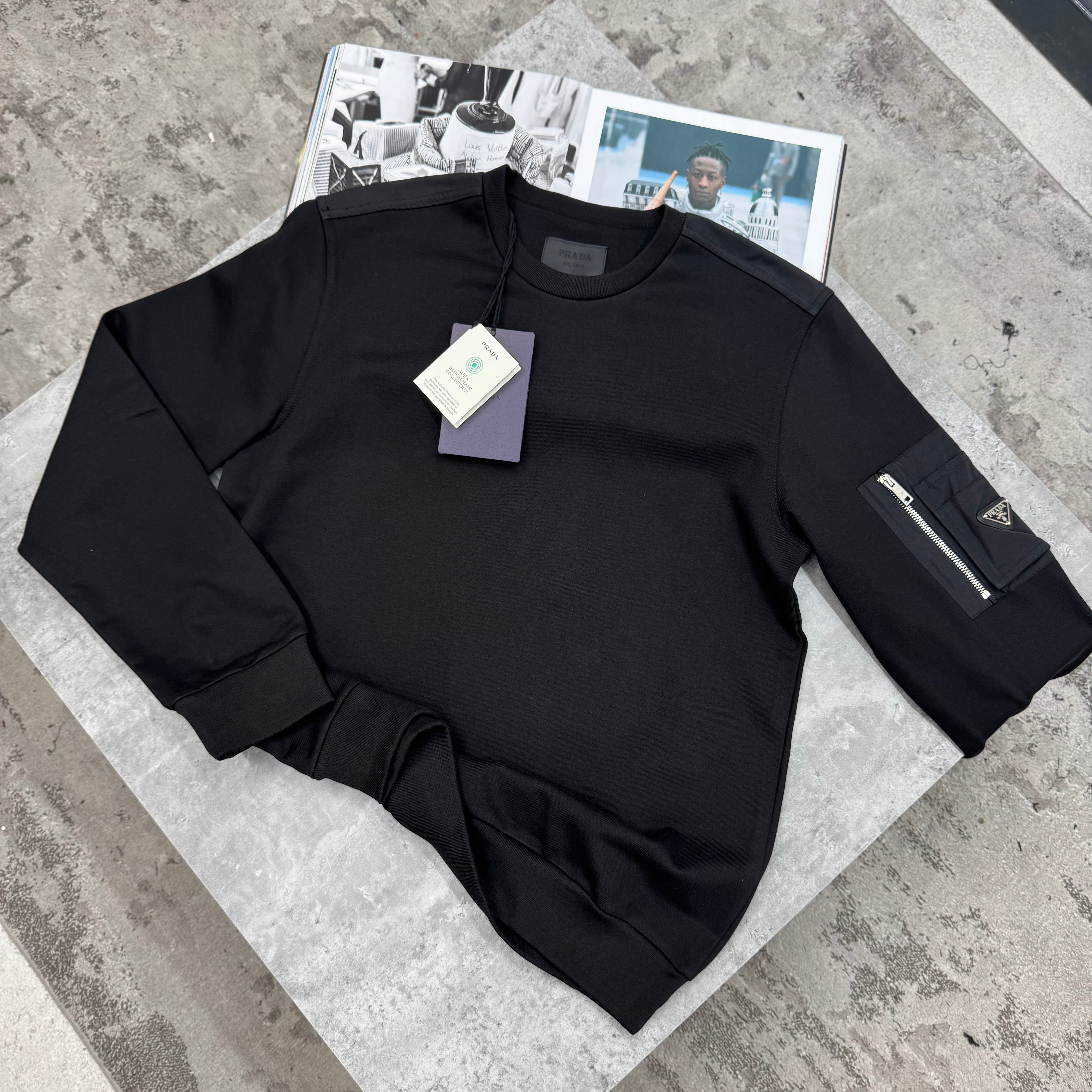 PDA - ARM POCKET JUMPER - BLACK