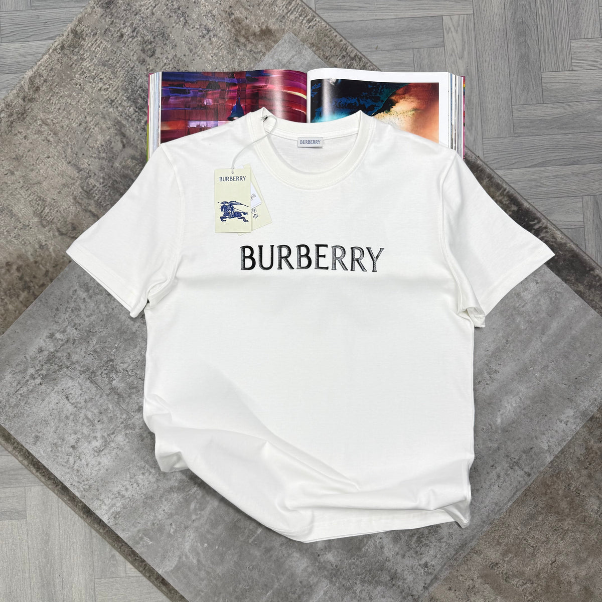 BBR LOGO T SHIRT - WHITE