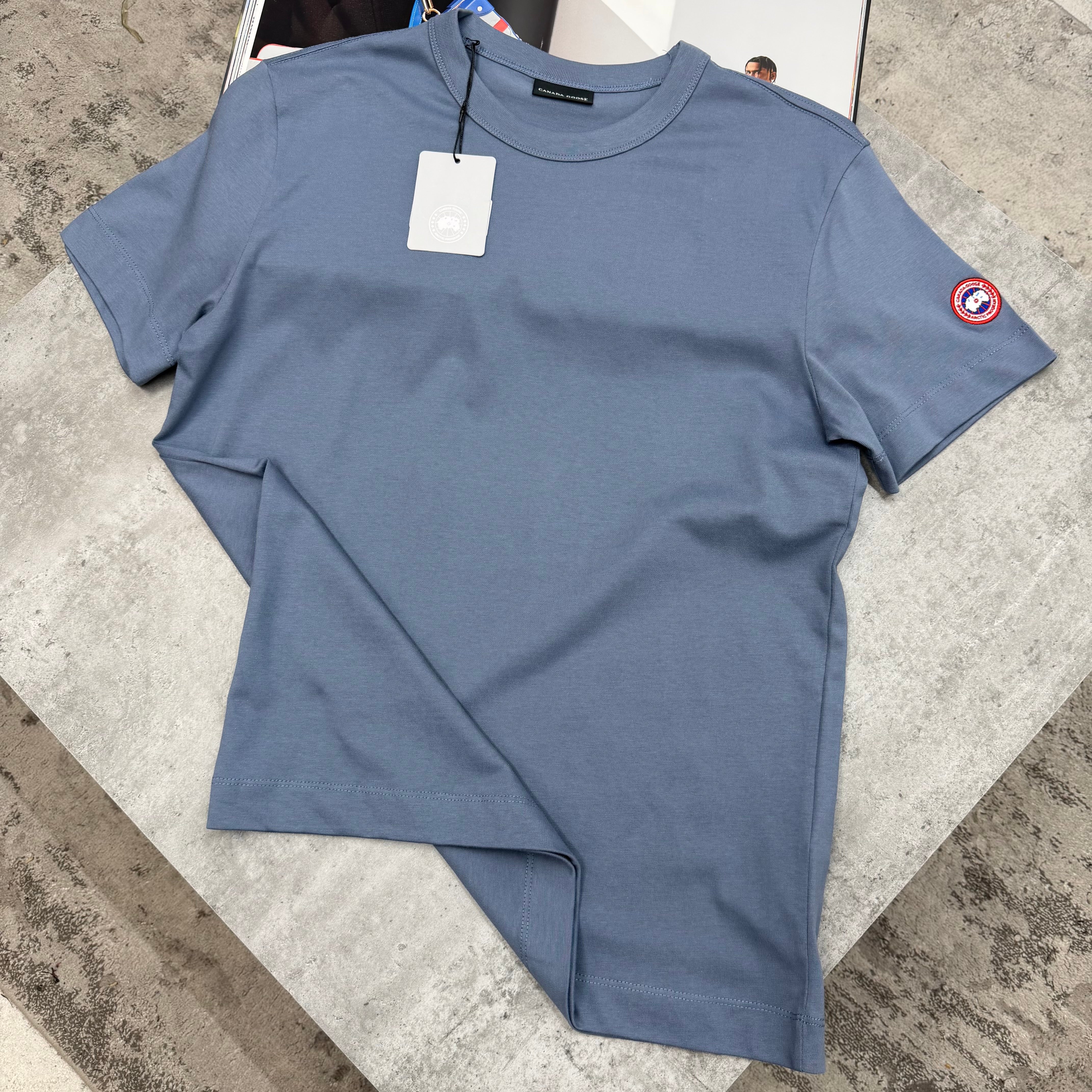 CG - ARM LOGO T-SHIRT - PASTEL BLUE