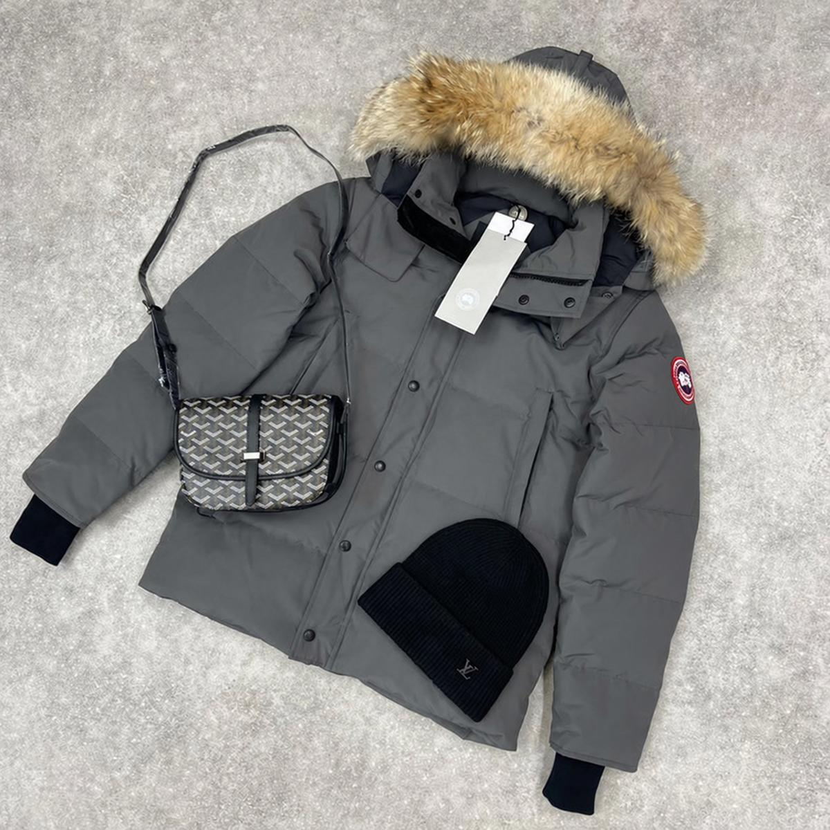 CG WYNDHAM COAT - CHARCOAL (PRE-ORDER)