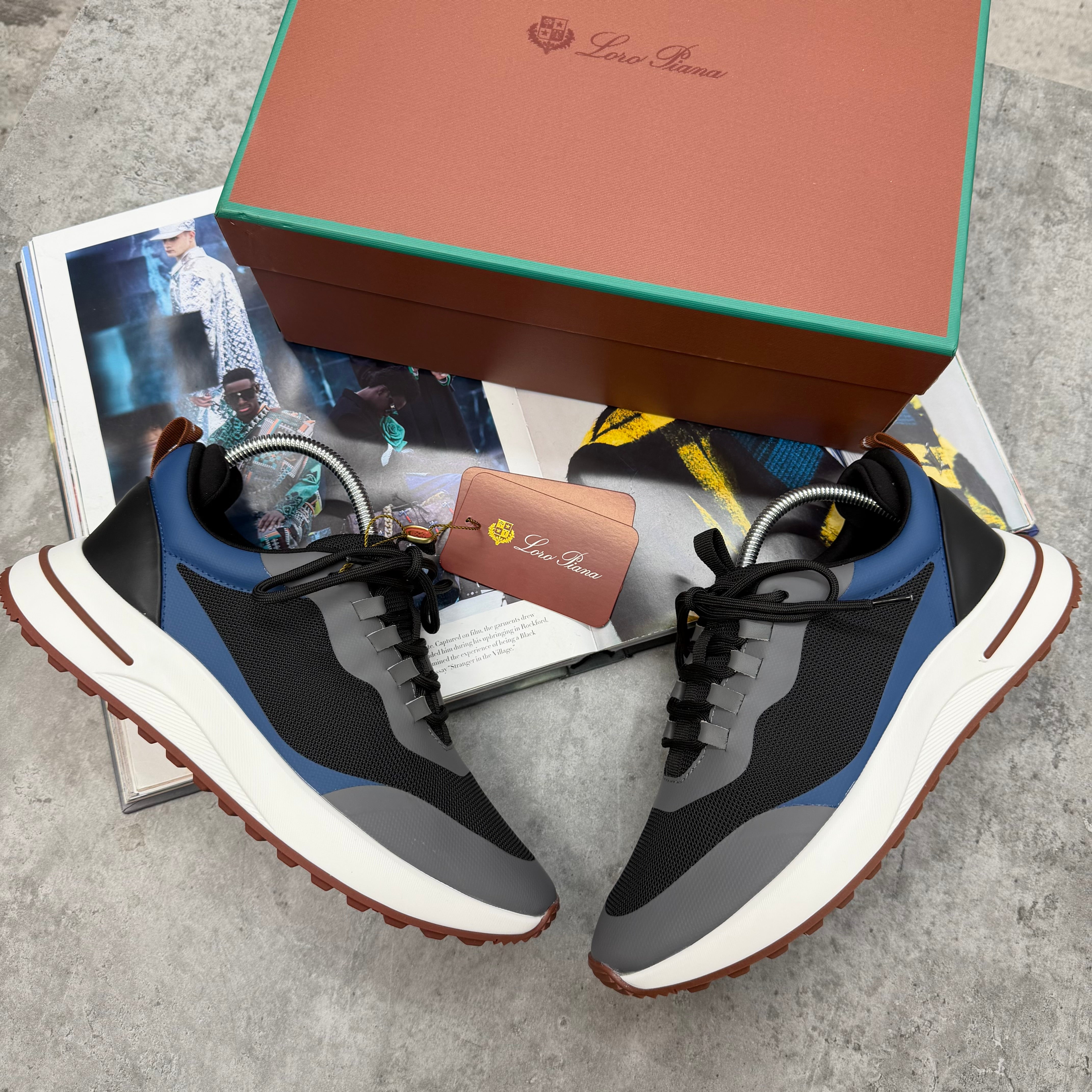 LORO - TRAINERS - BLUE/BLACK