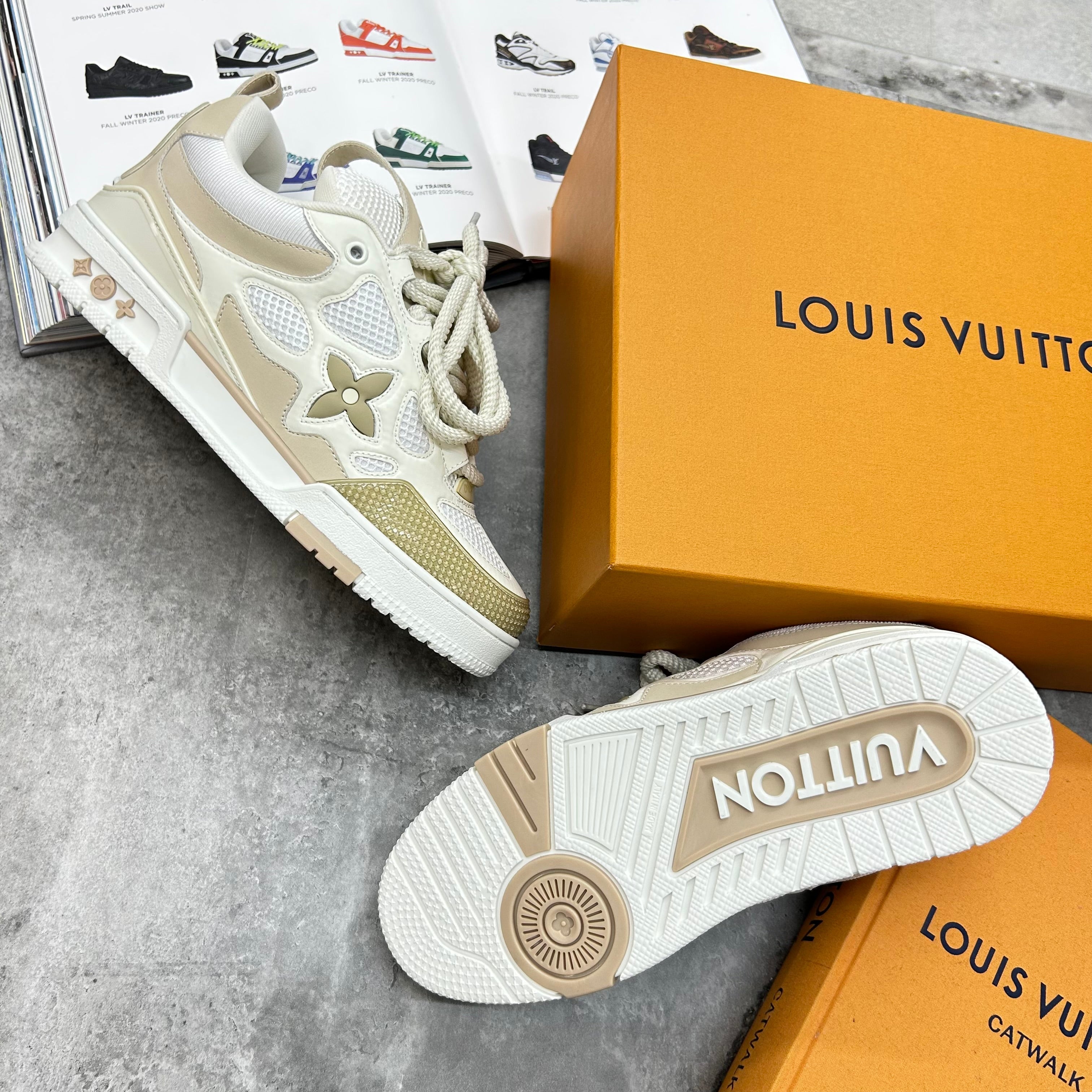 (PRE-ORDER) LVE - SKATES TRAINER - BEIGE
