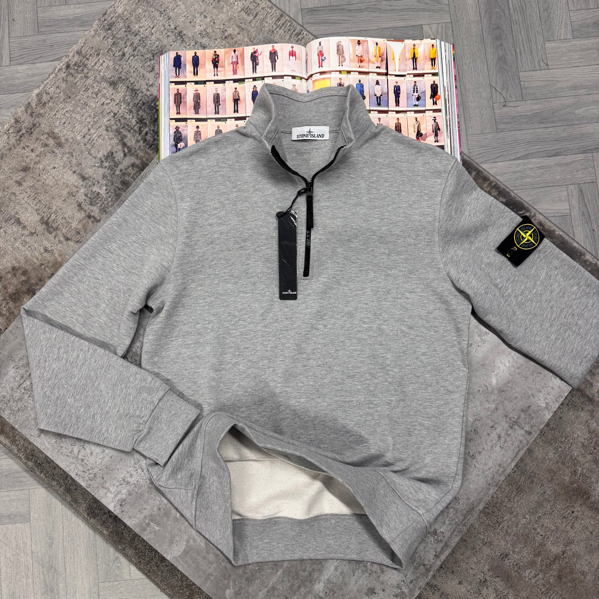 SI HALF ZIP JUMPER - GREY