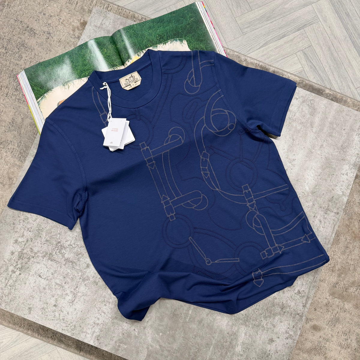 H OPERON T SHIRT - INDIGO