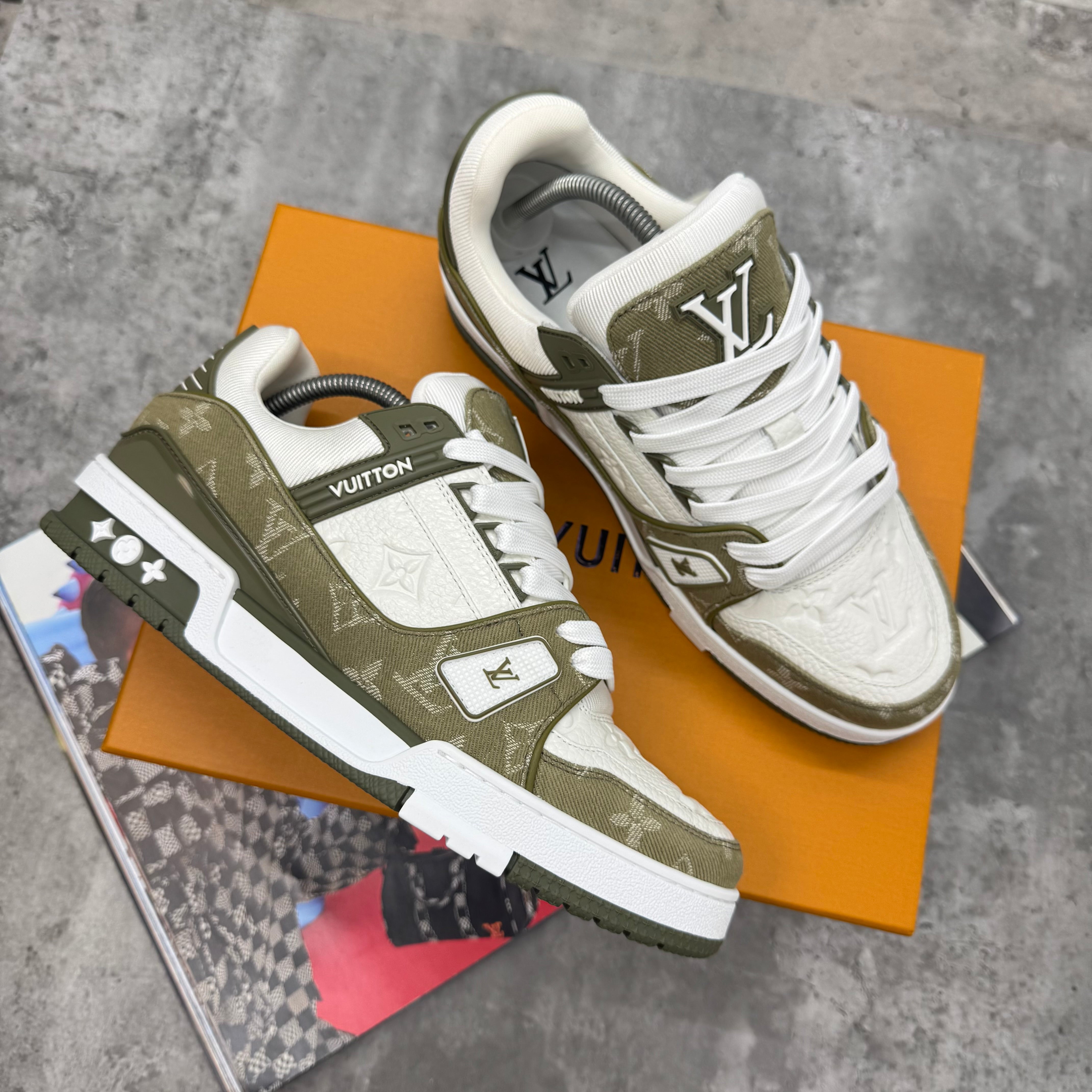 LVE - DENIM TRAINER - GREEN