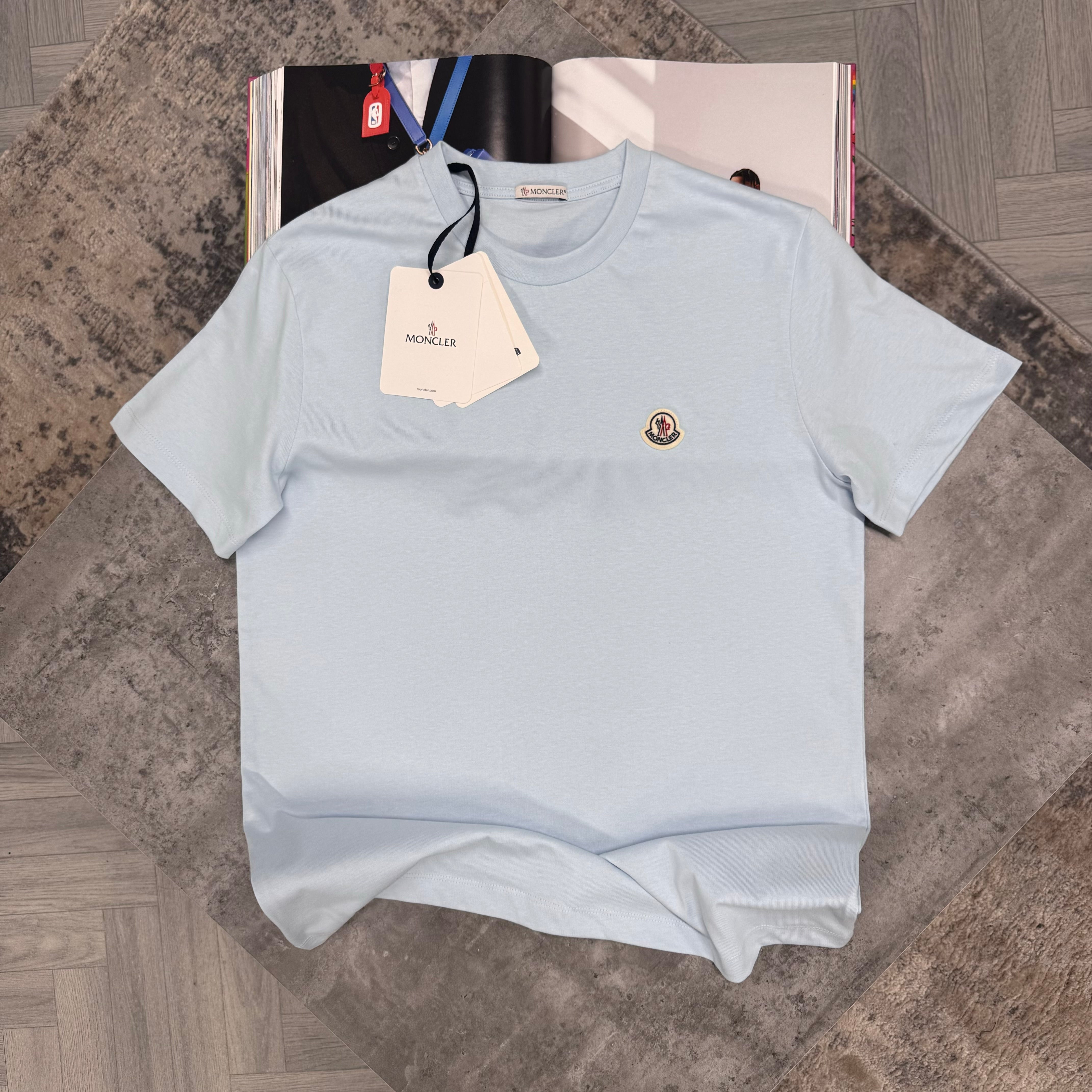 MNCLR LOGO T SHIRT - SKY BLUE