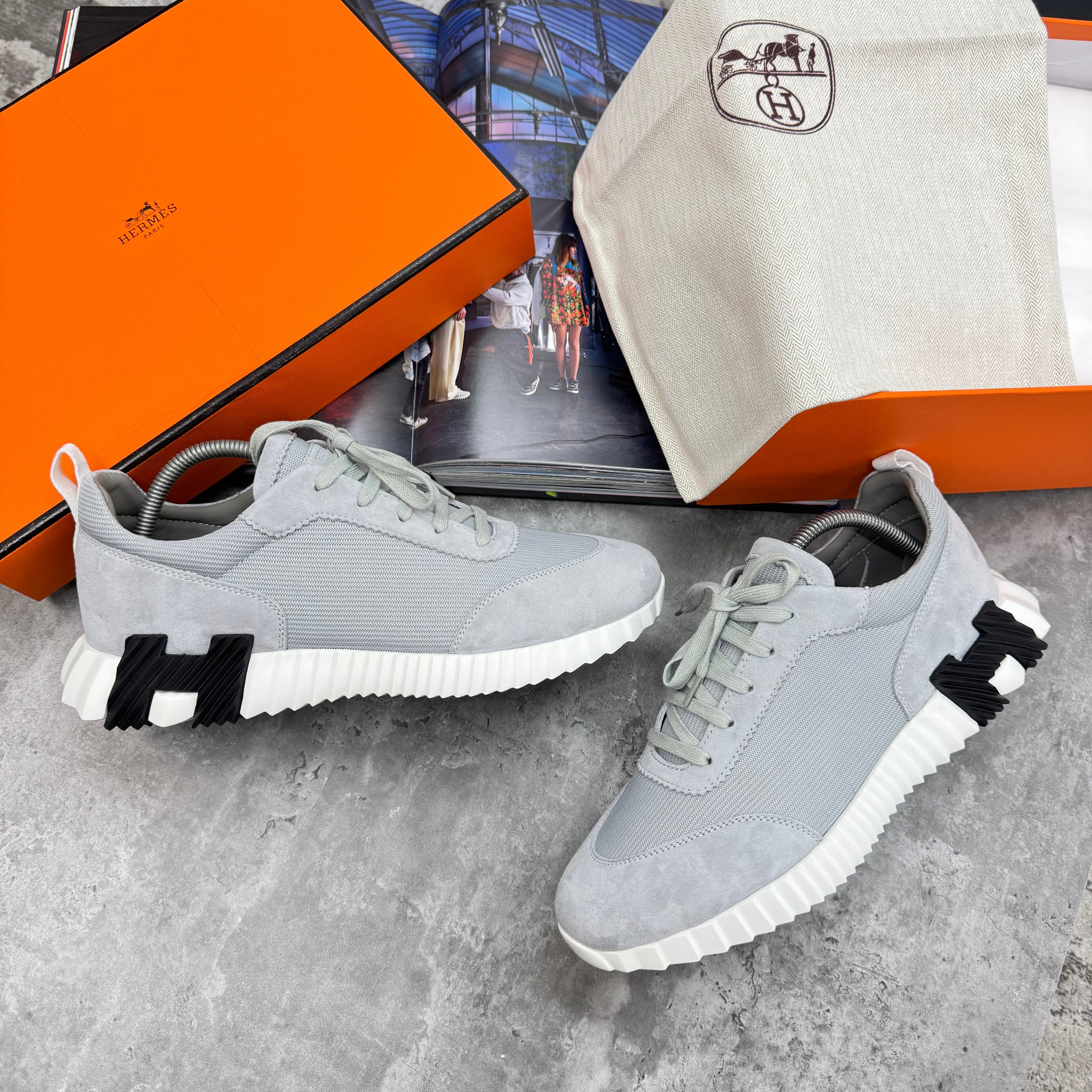 HMES - BOUNCING TRAINERS - GREY/BLACK